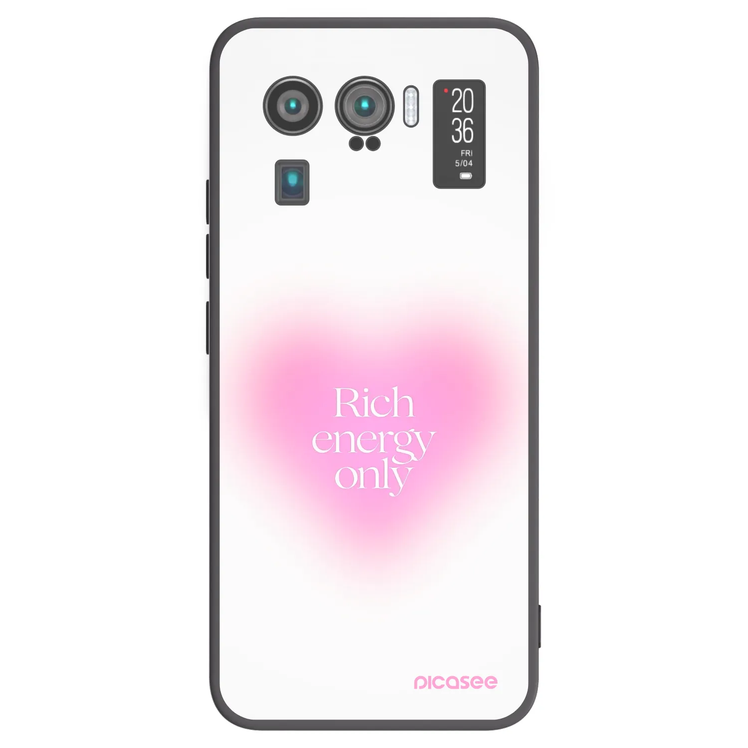 Picasee silikonový černý obal pro Xiaomi Mi 11 Ultra - Rich Energy