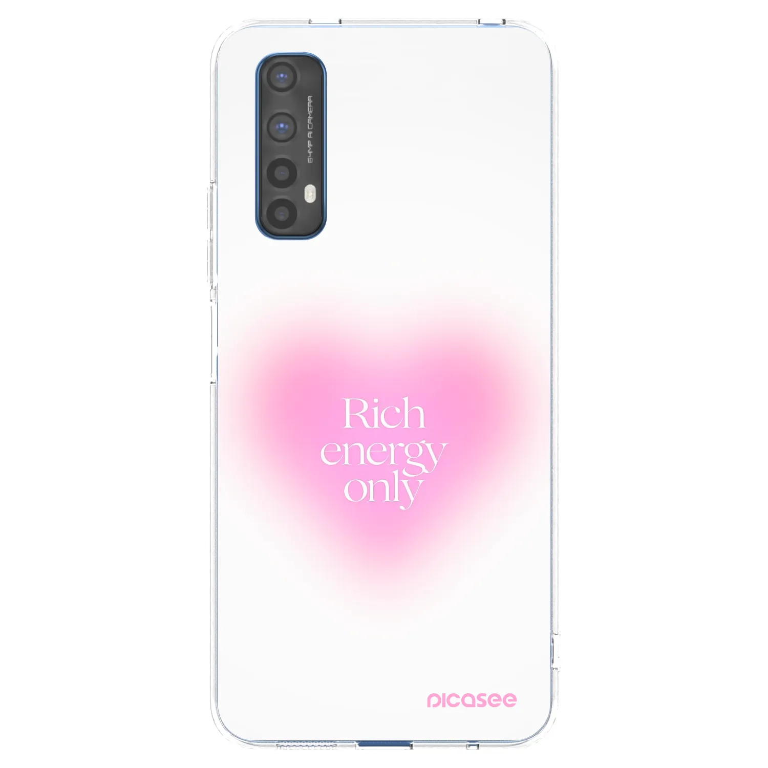 Picasee silikonový průhledný obal pro Realme 7 - Rich Energy