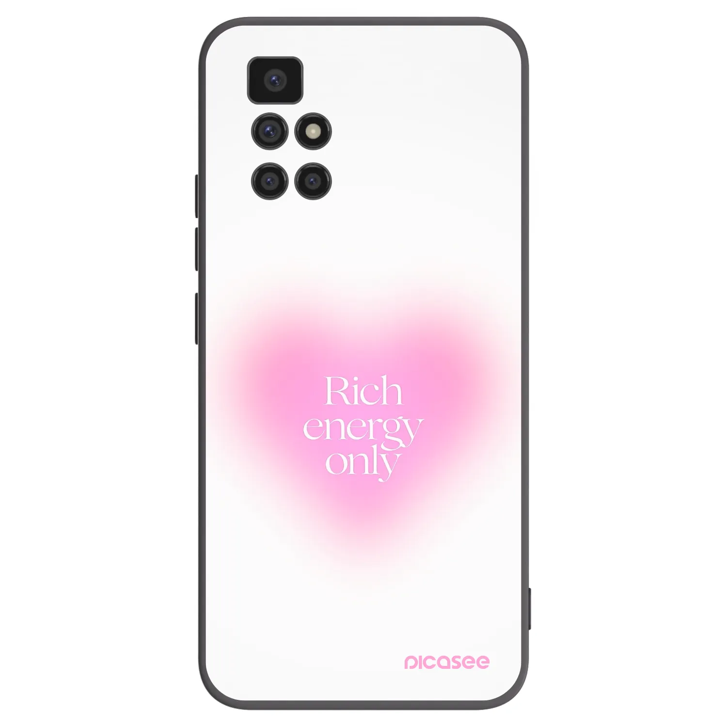 Picasee silikonový černý obal pro Xiaomi Redmi 10 - Rich Energy