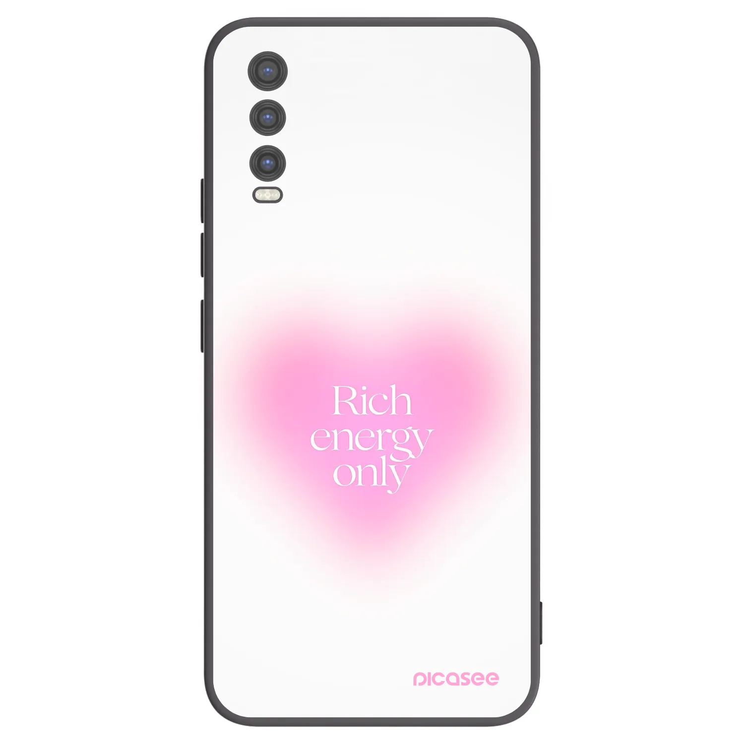 Picasee silikonový černý obal pro Vivo Y20s - Rich Energy