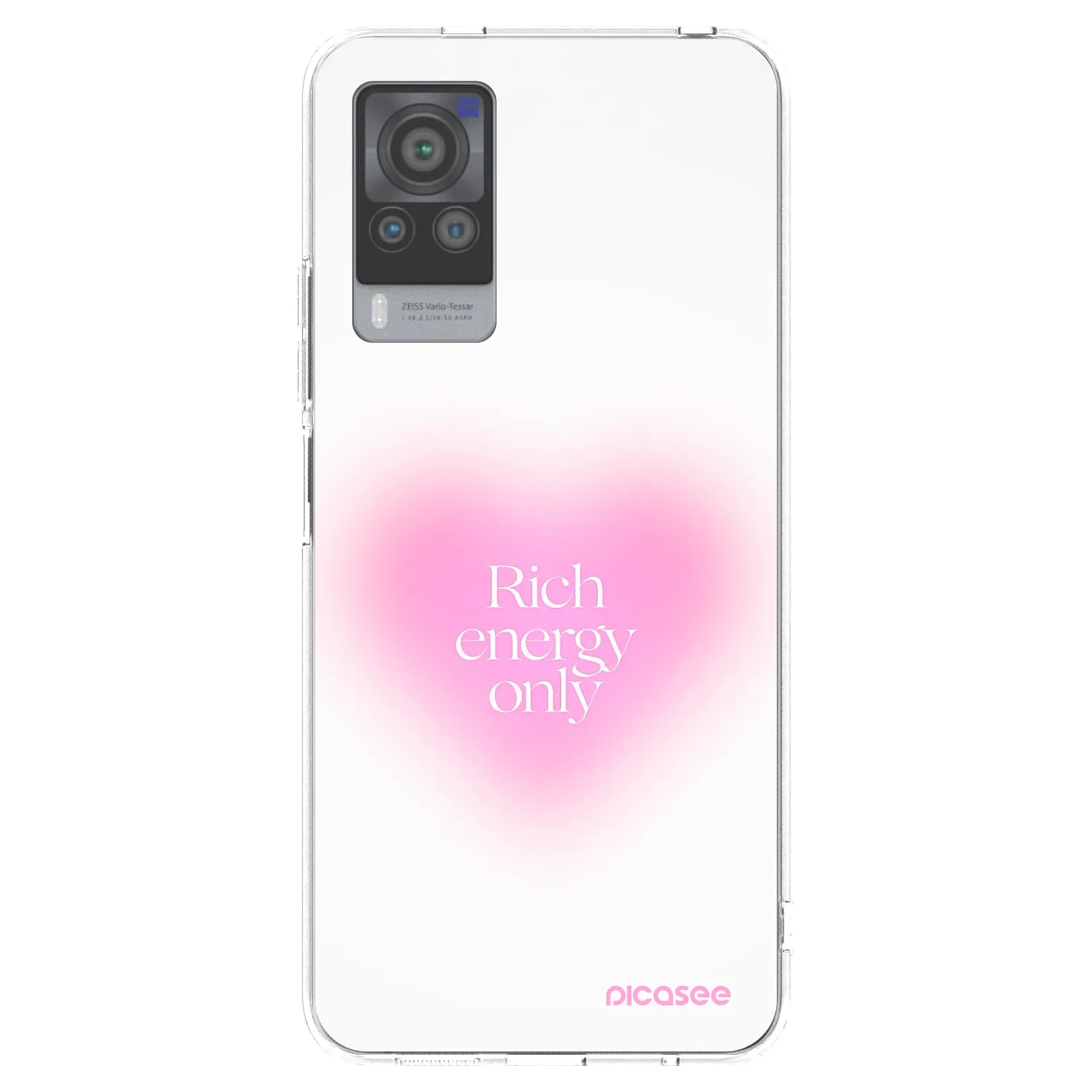 Picasee silikonový průhledný obal pro Vivo X60 Pro 5G - Rich Energy