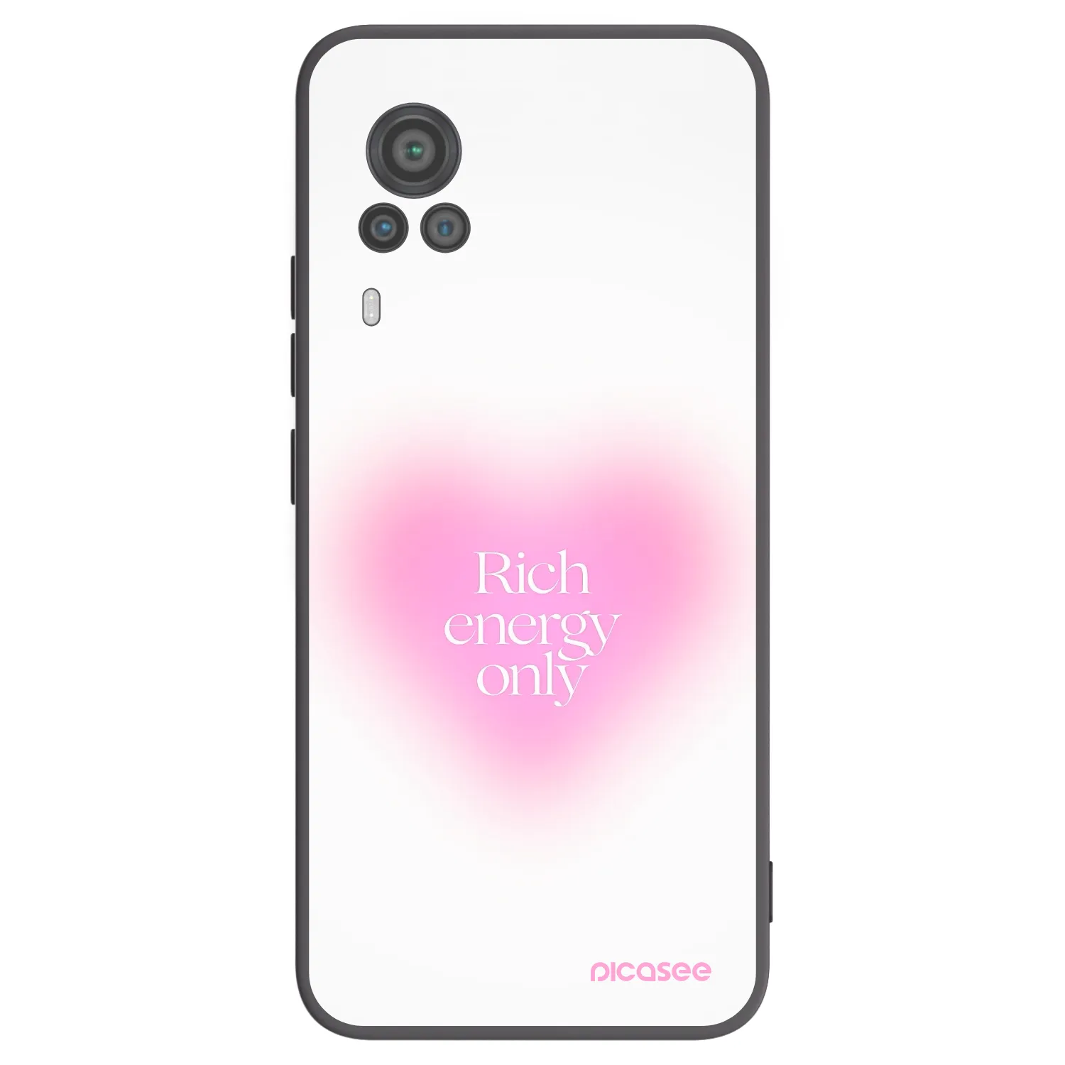 Picasee silikonový černý obal pro Vivo X60 Pro 5G - Rich Energy