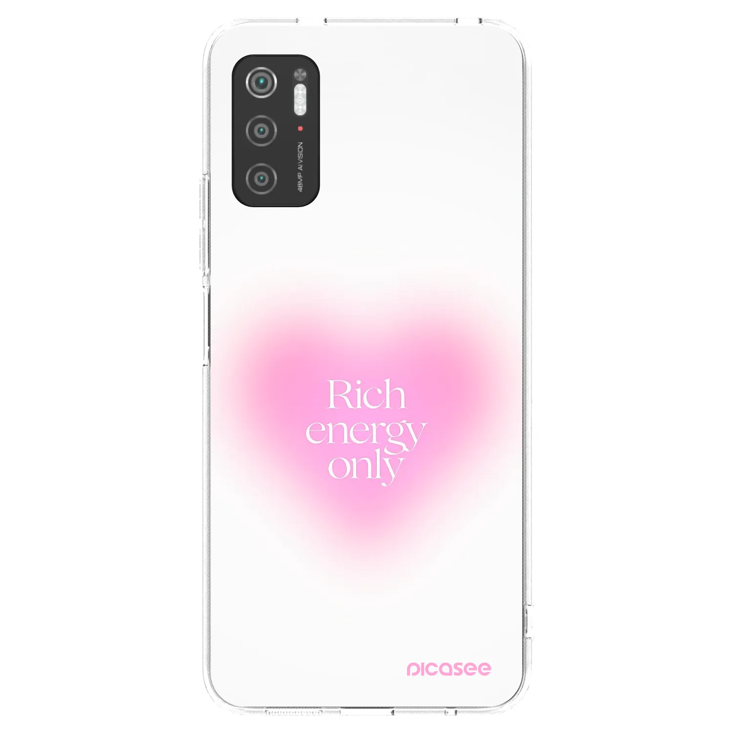 Picasee silikonový průhledný obal pro Xiaomi Poco M3 Pro 5G - Rich Energy