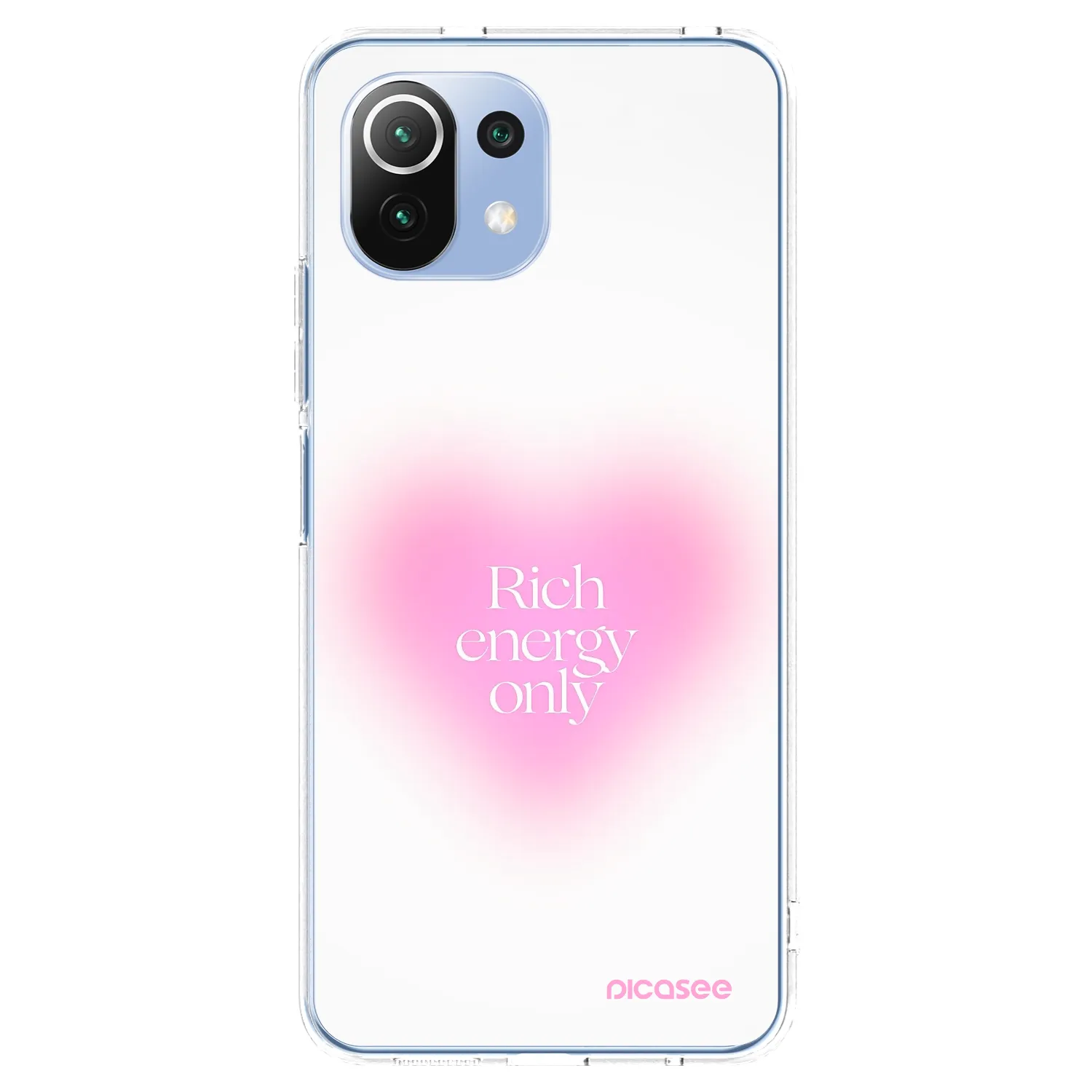 Picasee silikonový průhledný obal pro Xiaomi 11 Lite 5G NE - Rich Energy