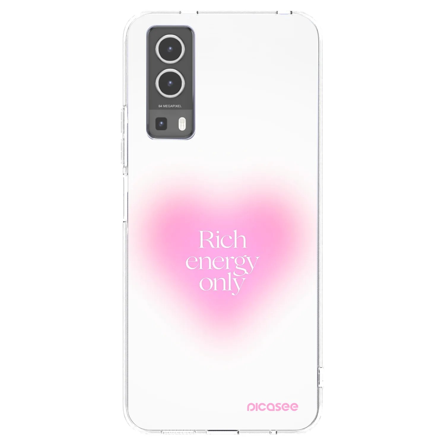 Picasee silikonový průhledný obal pro Vivo Y72 5G - Rich Energy