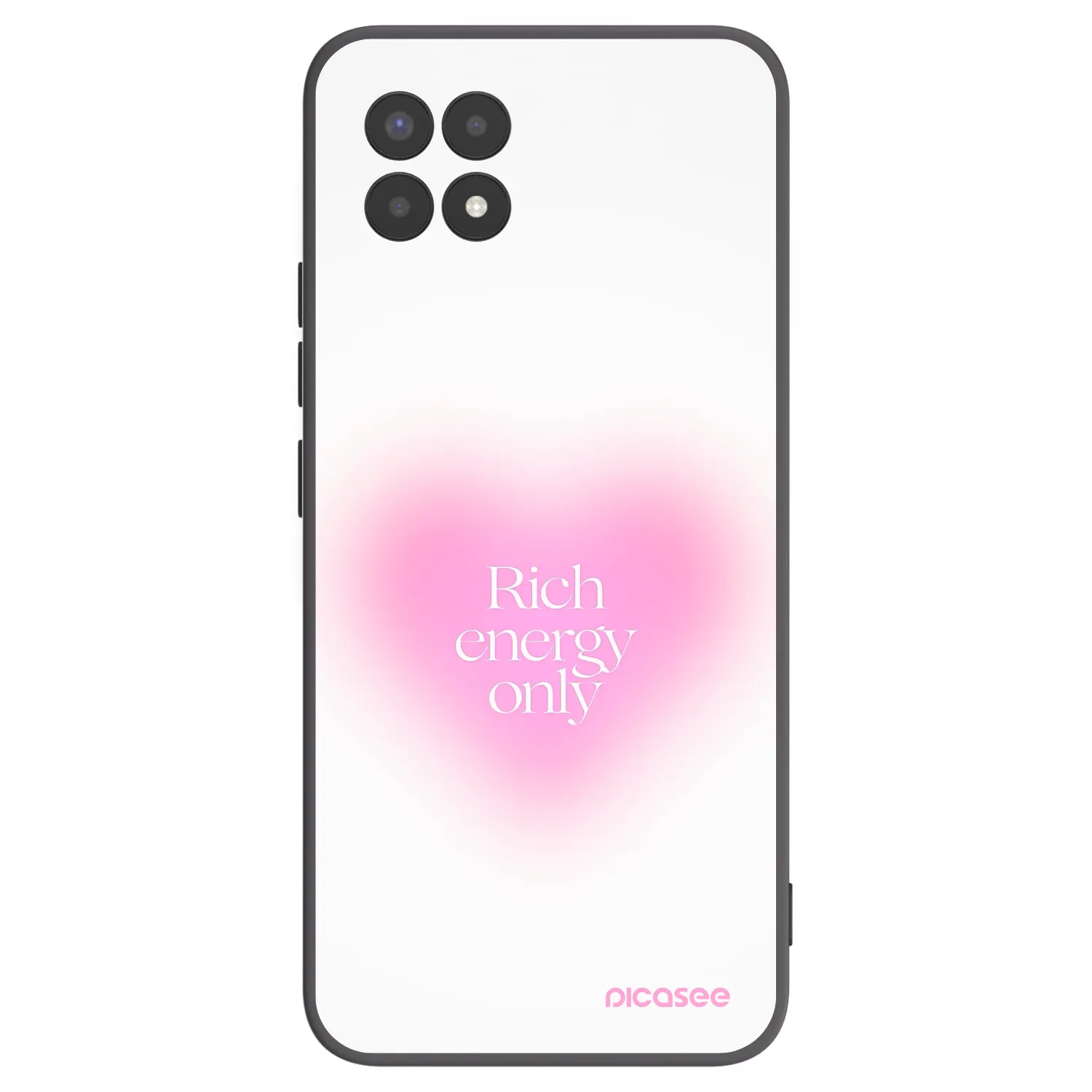 Picasee silikonový černý obal pro Realme 8i - Rich Energy