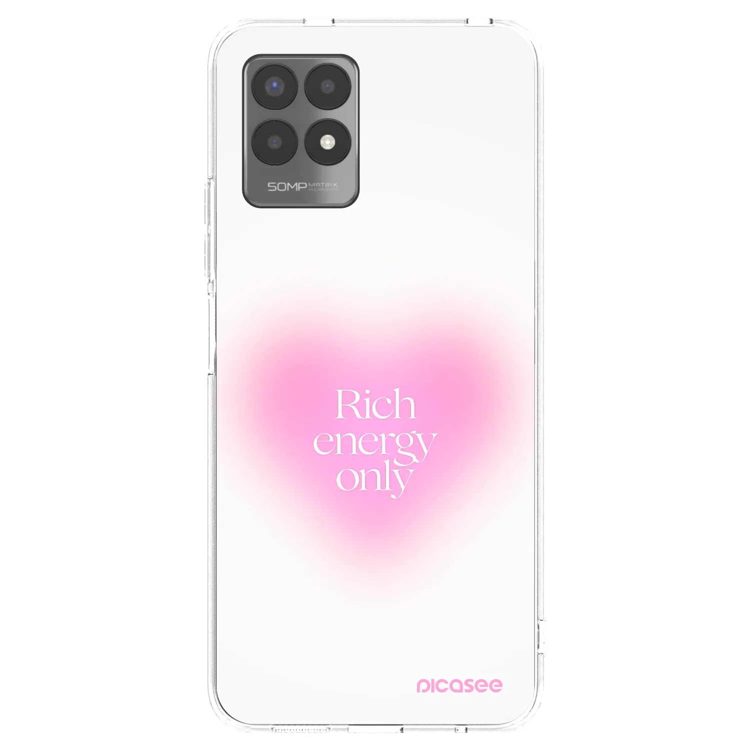 Picasee silikonový průhledný obal pro Realme 8i - Rich Energy