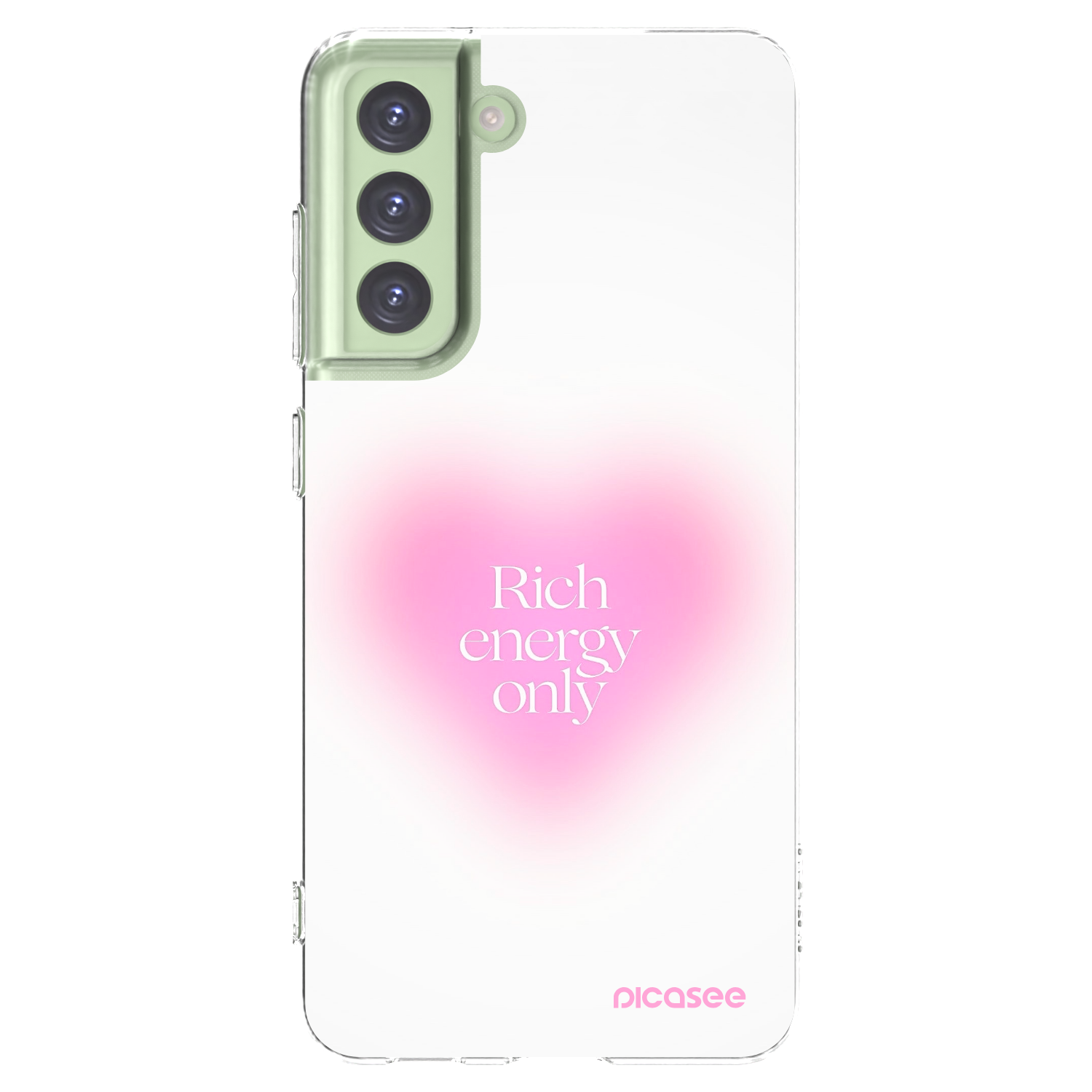 Picasee silikonový průhledný obal pro Samsung Galaxy S21 FE 5G - Rich Energy