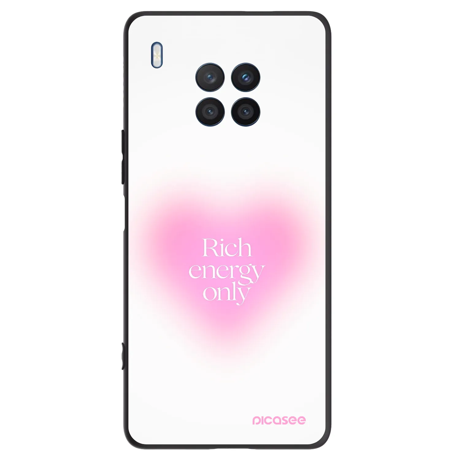 Picasee silikonový černý obal pro Honor 50 Lite - Rich Energy