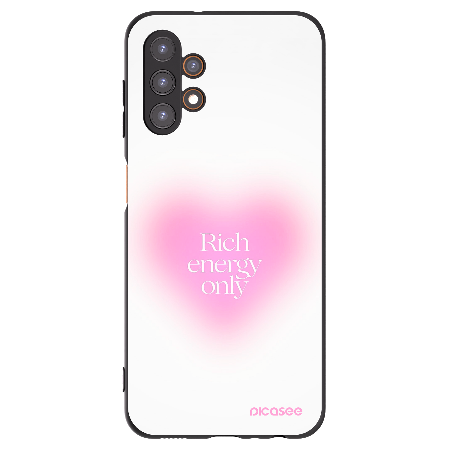 Picasee silikonový černý obal pro Samsung Galaxy A13 4G A135 - Rich Energy