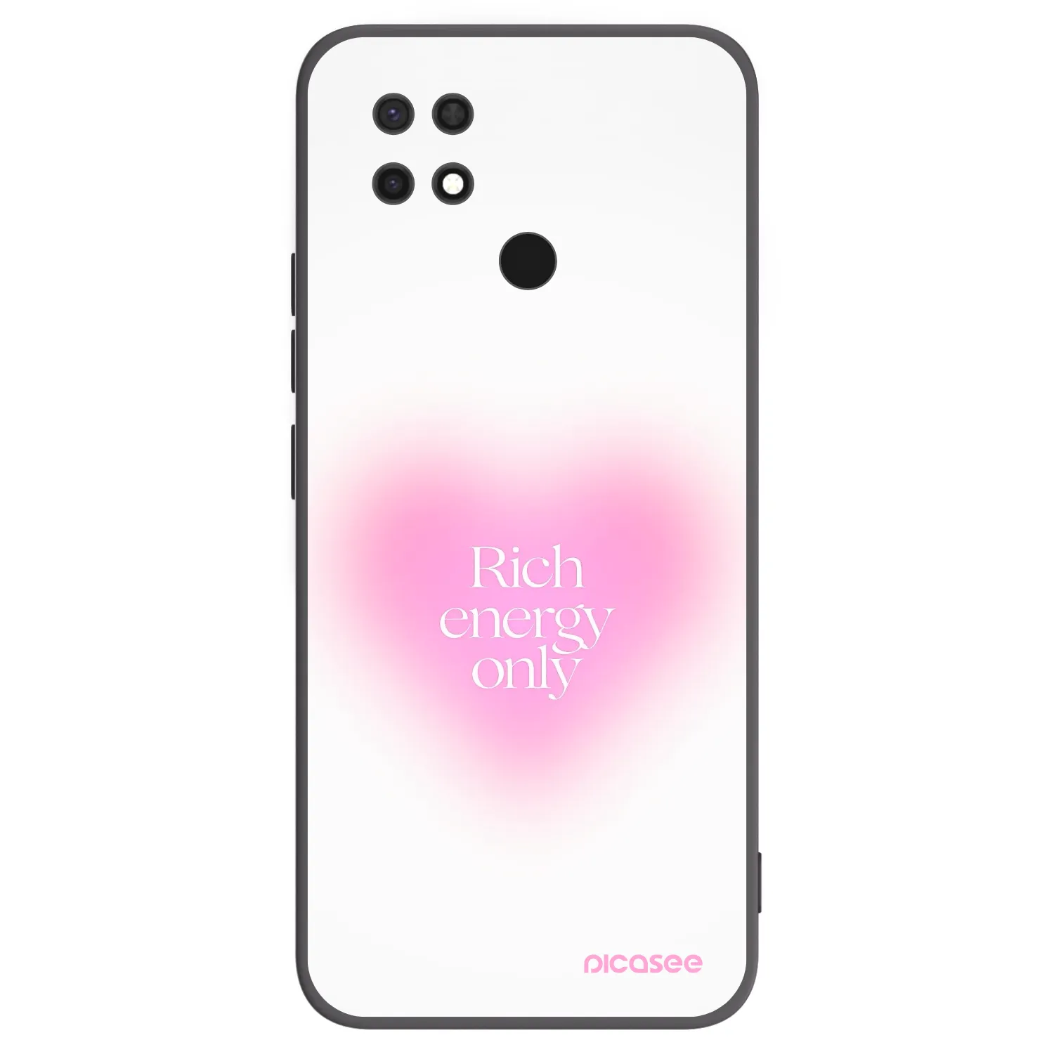 Picasee silikonový černý obal pro Xiaomi Redmi 10C - Rich Energy