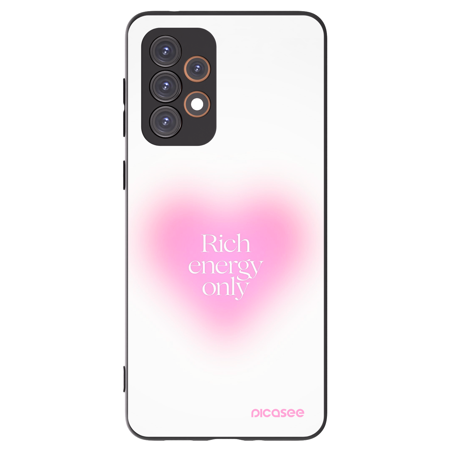 Picasee silikonový černý obal pro Samsung Galaxy A33 5G A336 - Rich Energy