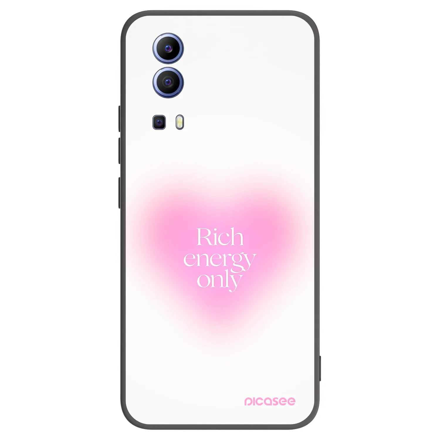 Picasee silikonový černý obal pro Vivo Y52 5G - Rich Energy