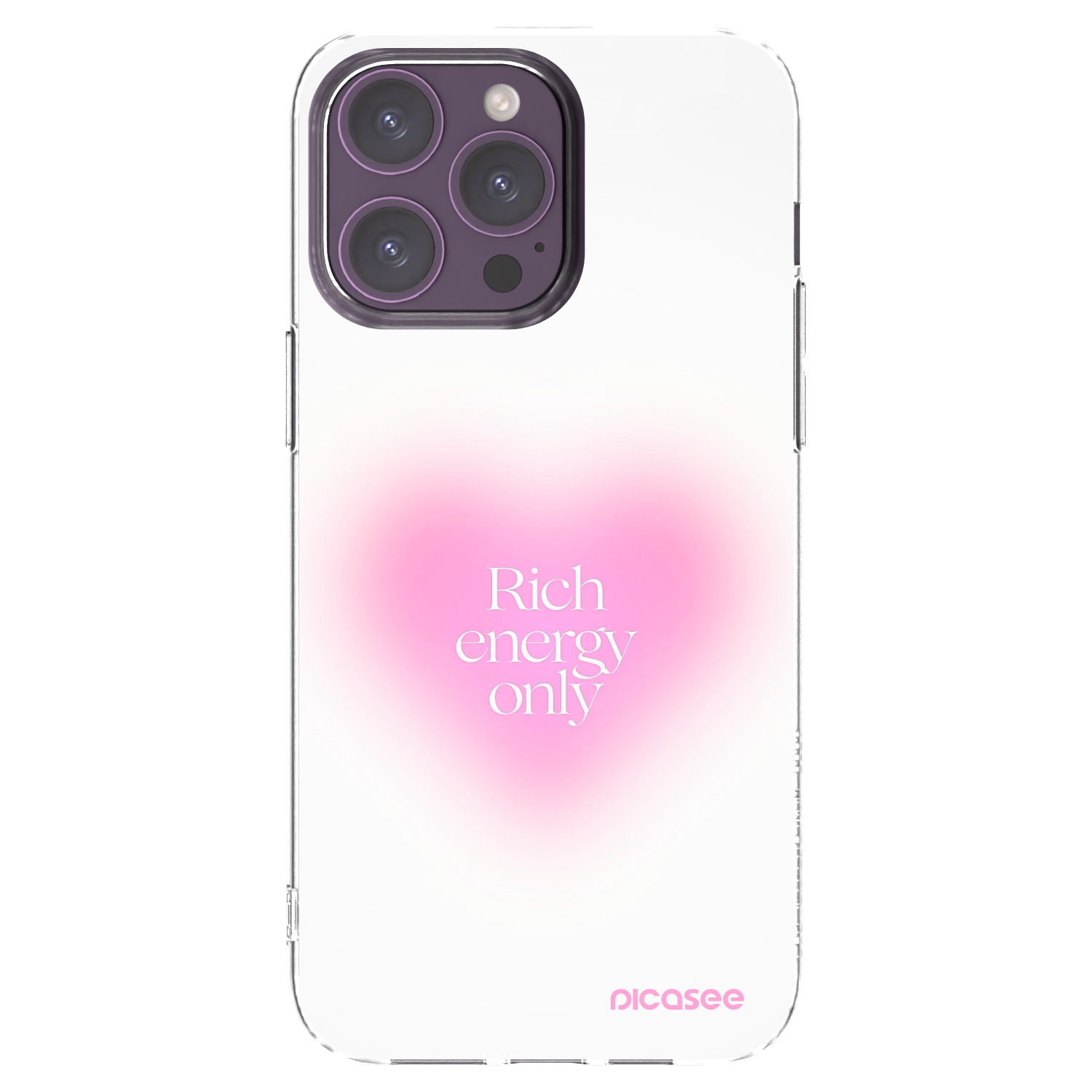 Picasee silikonový průhledný obal pro Apple iPhone 14 Pro Max - Rich Energy
