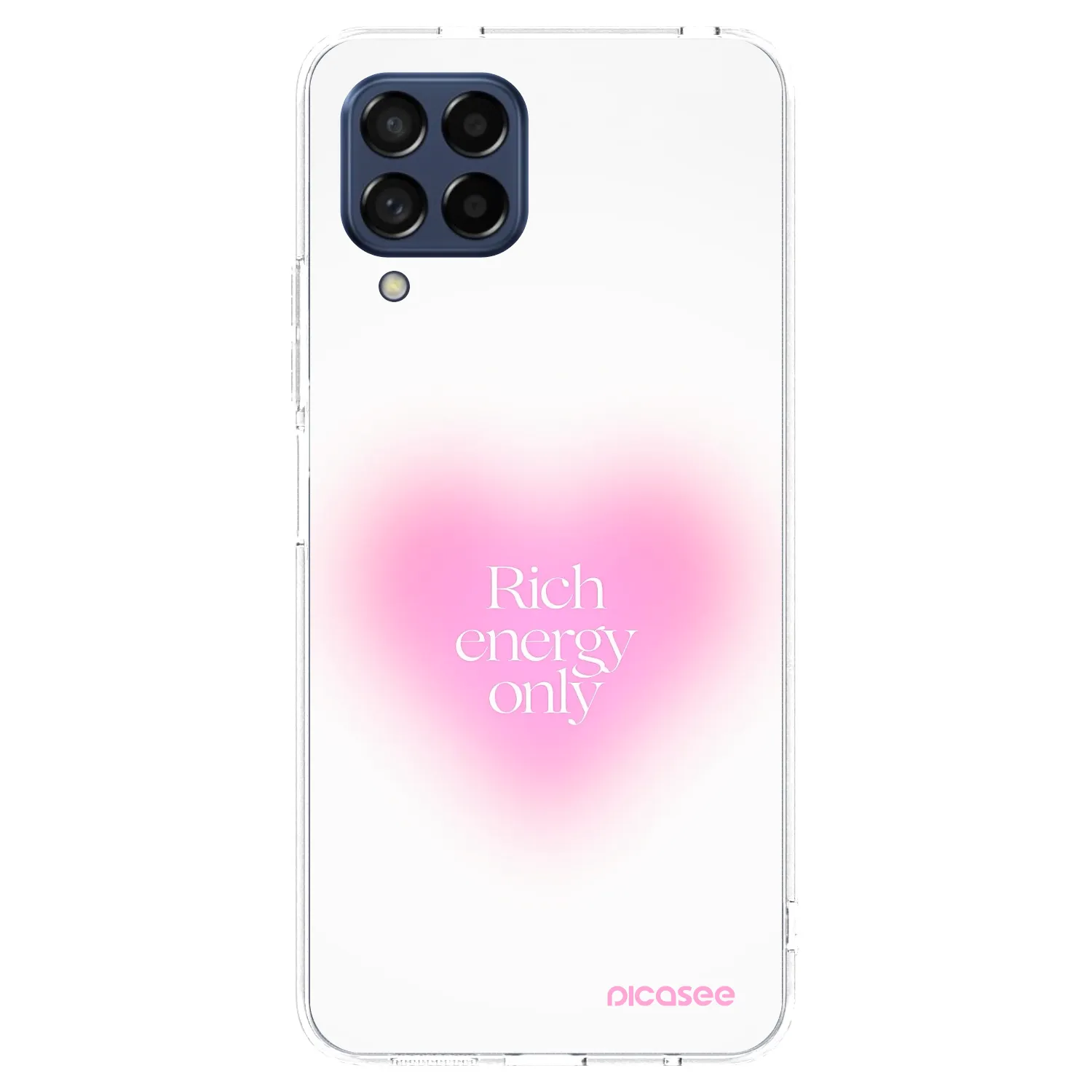 Picasee silikonový průhledný obal pro Samsung Galaxy M53 5G - Rich Energy