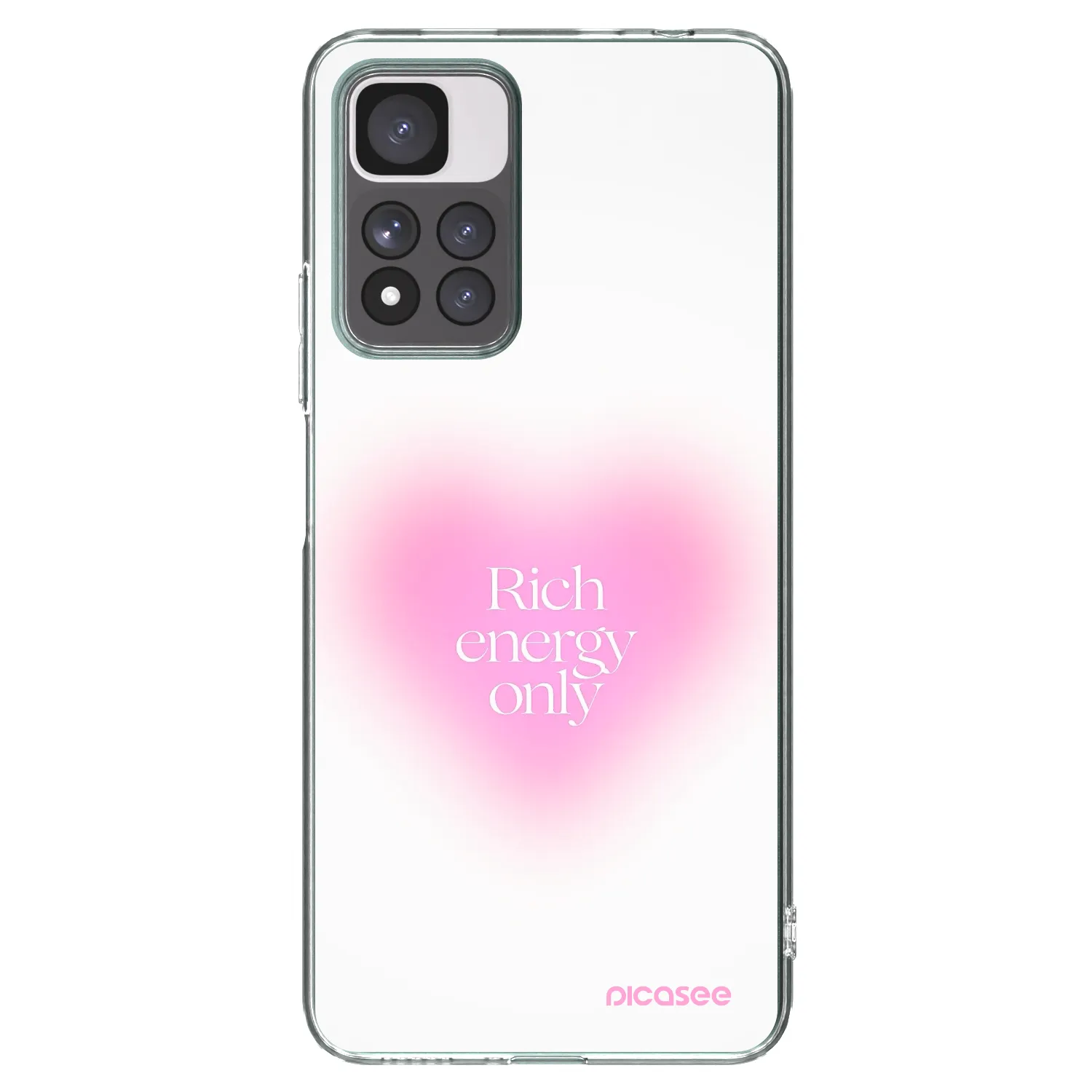 Picasee silikonový průhledný obal pro Xiaomi Redmi Note 11 Pro+ 5G - Rich Energy