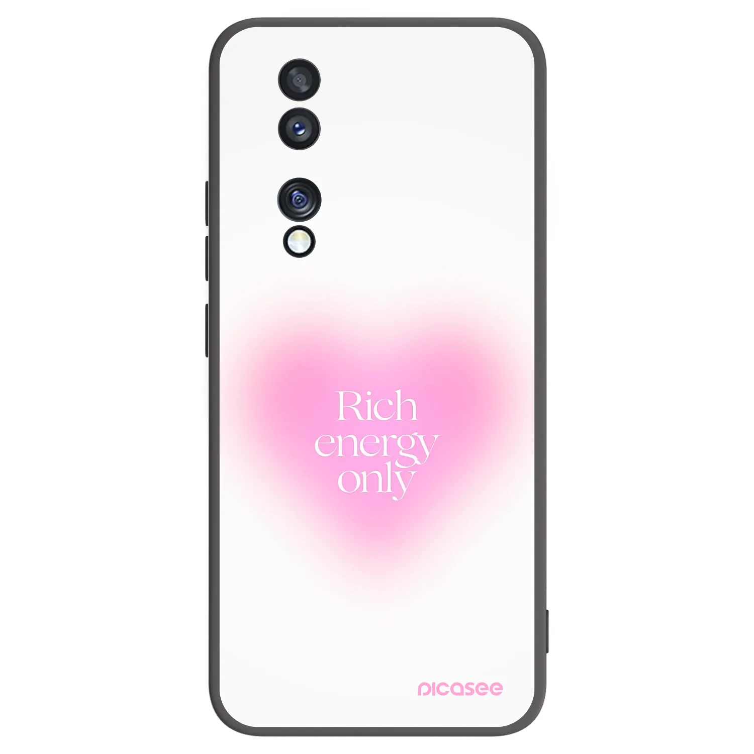 Picasee silikonový černý obal pro Honor 70 - Rich Energy