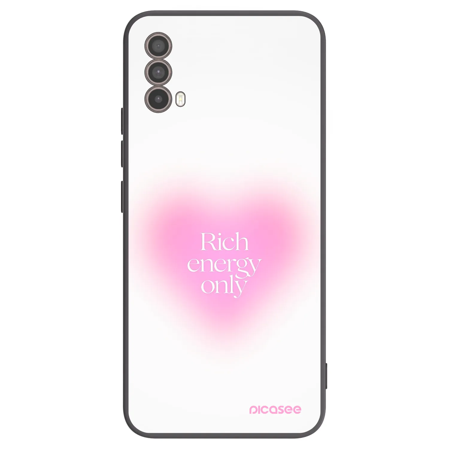 Picasee silikonový černý obal pro Motorola Moto E40 - Rich Energy