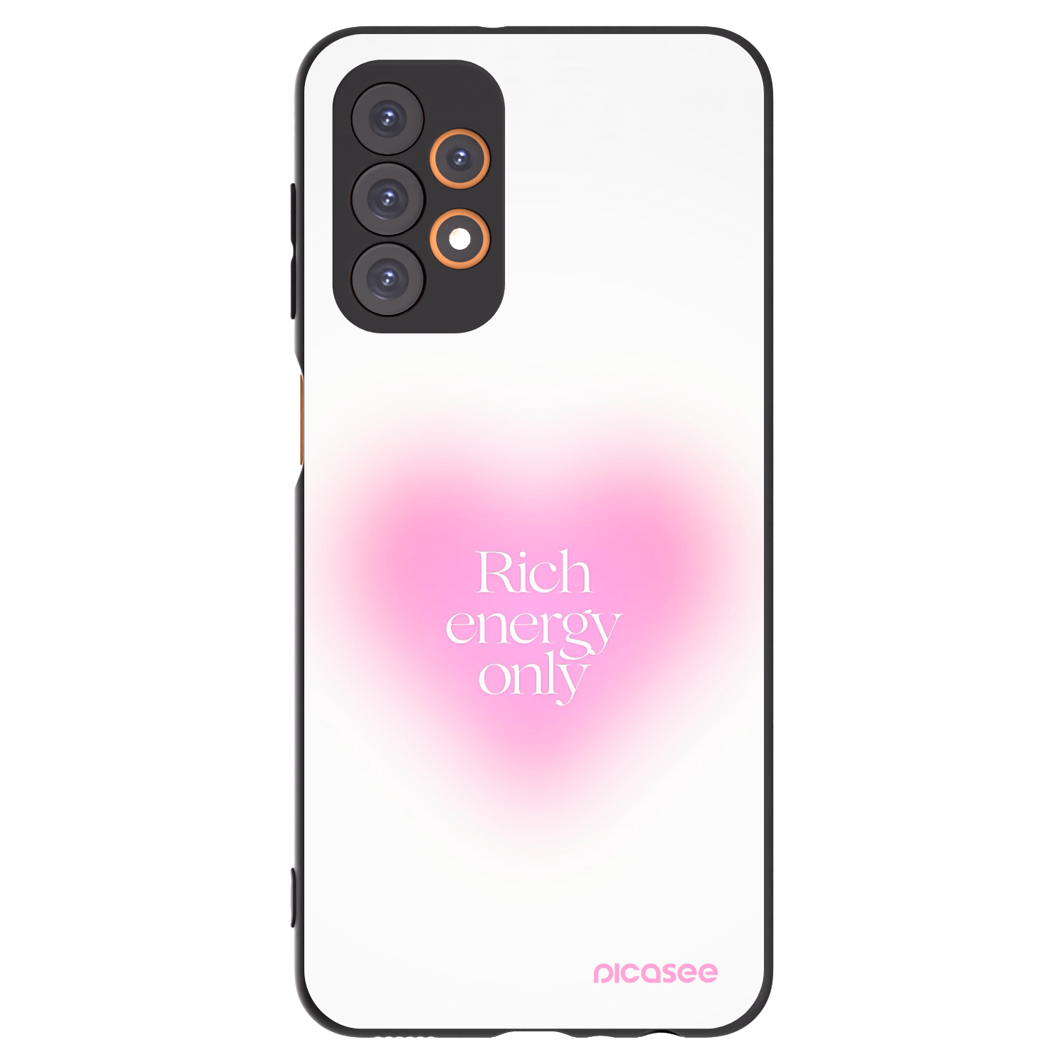 Picasee silikonový černý obal pro Samsung Galaxy A23 A236B 5G - Rich Energy