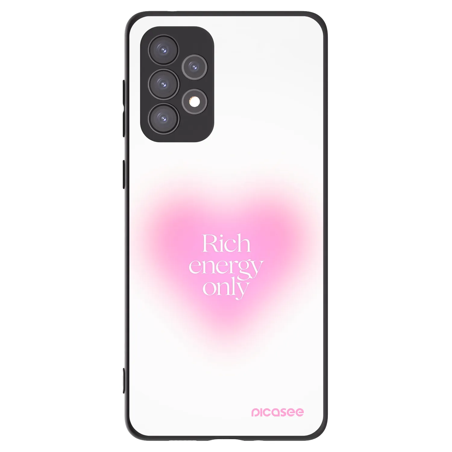 Picasee silikonový černý obal pro Samsung Galaxy A73 5G - Rich Energy