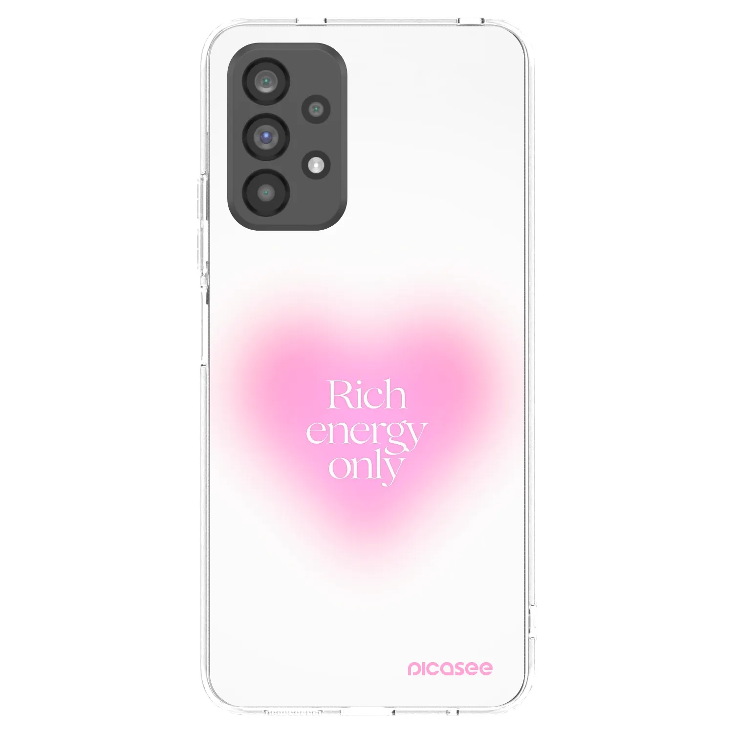 Picasee silikonový průhledný obal pro Samsung Galaxy A73 5G - Rich Energy
