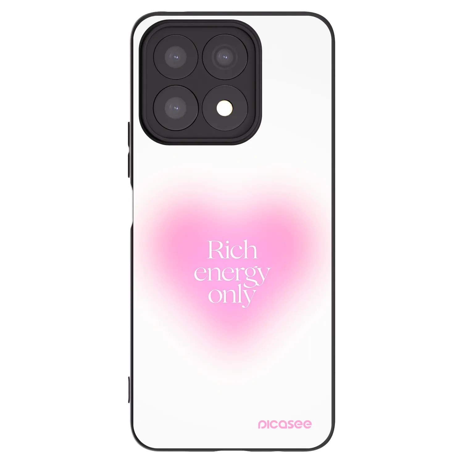 Picasee silikonový černý obal pro Honor X8a - Rich Energy