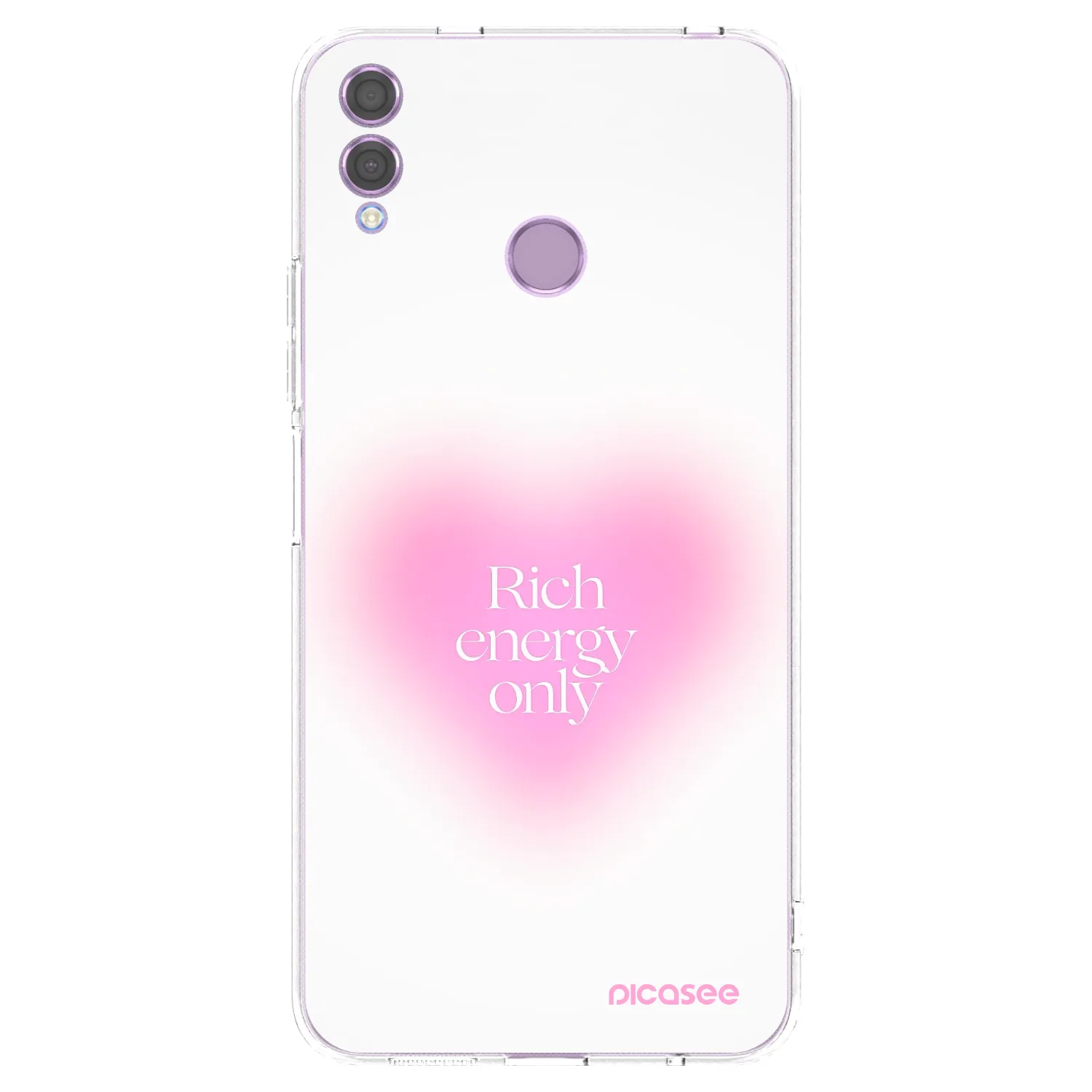 Picasee silikonový průhledný obal pro Honor 8X - Rich Energy