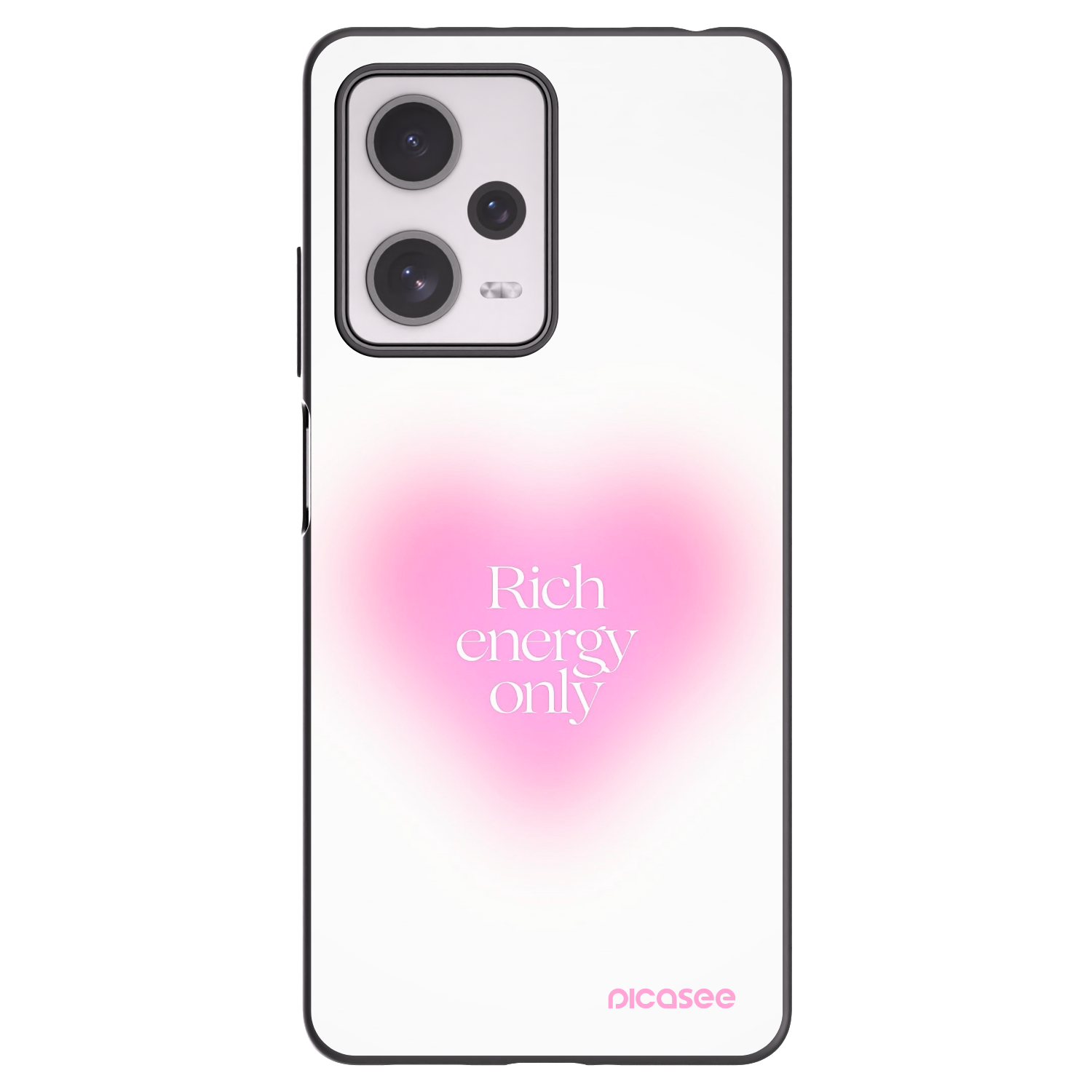 Picasee silikonový černý obal pro Xiaomi Redmi Note 12 Pro+ 5G - Rich Energy