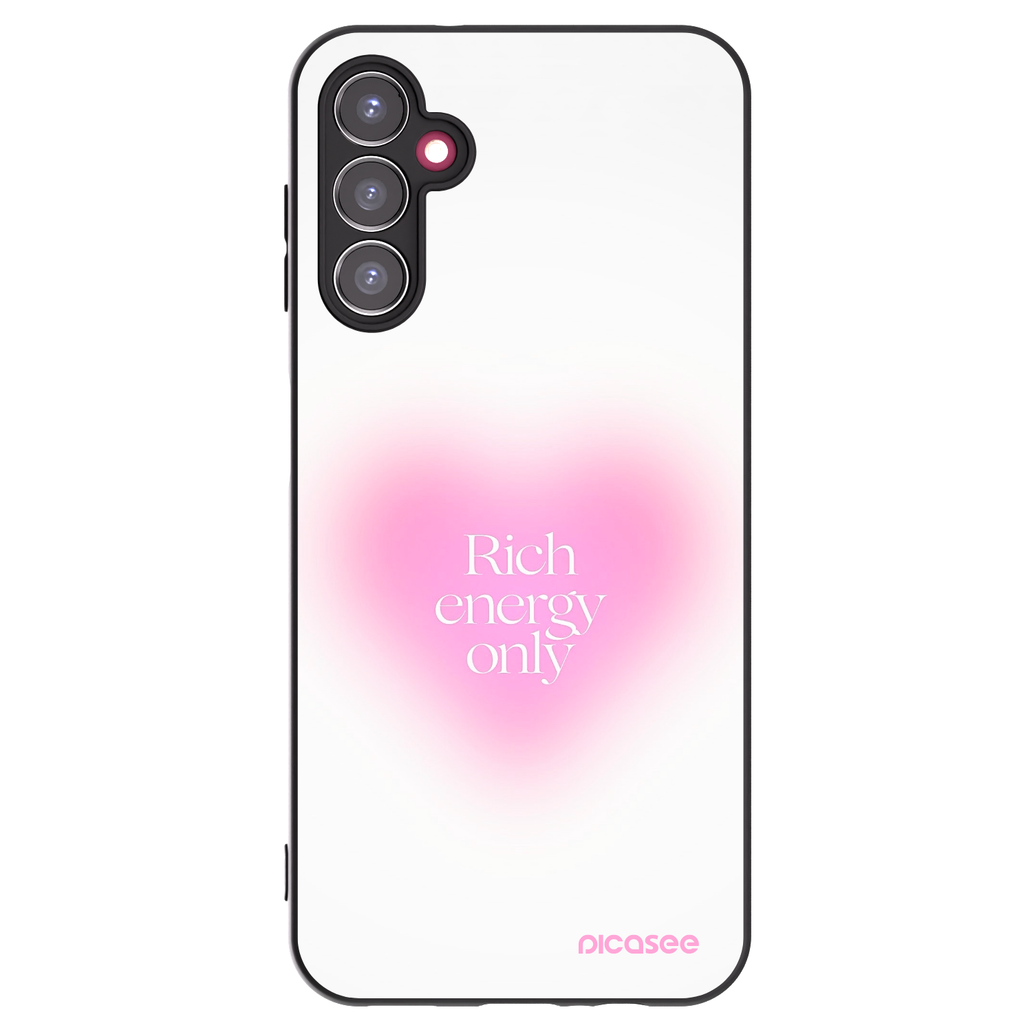 Picasee silikonový černý obal pro Samsung Galaxy A14 4G A145R - Rich Energy