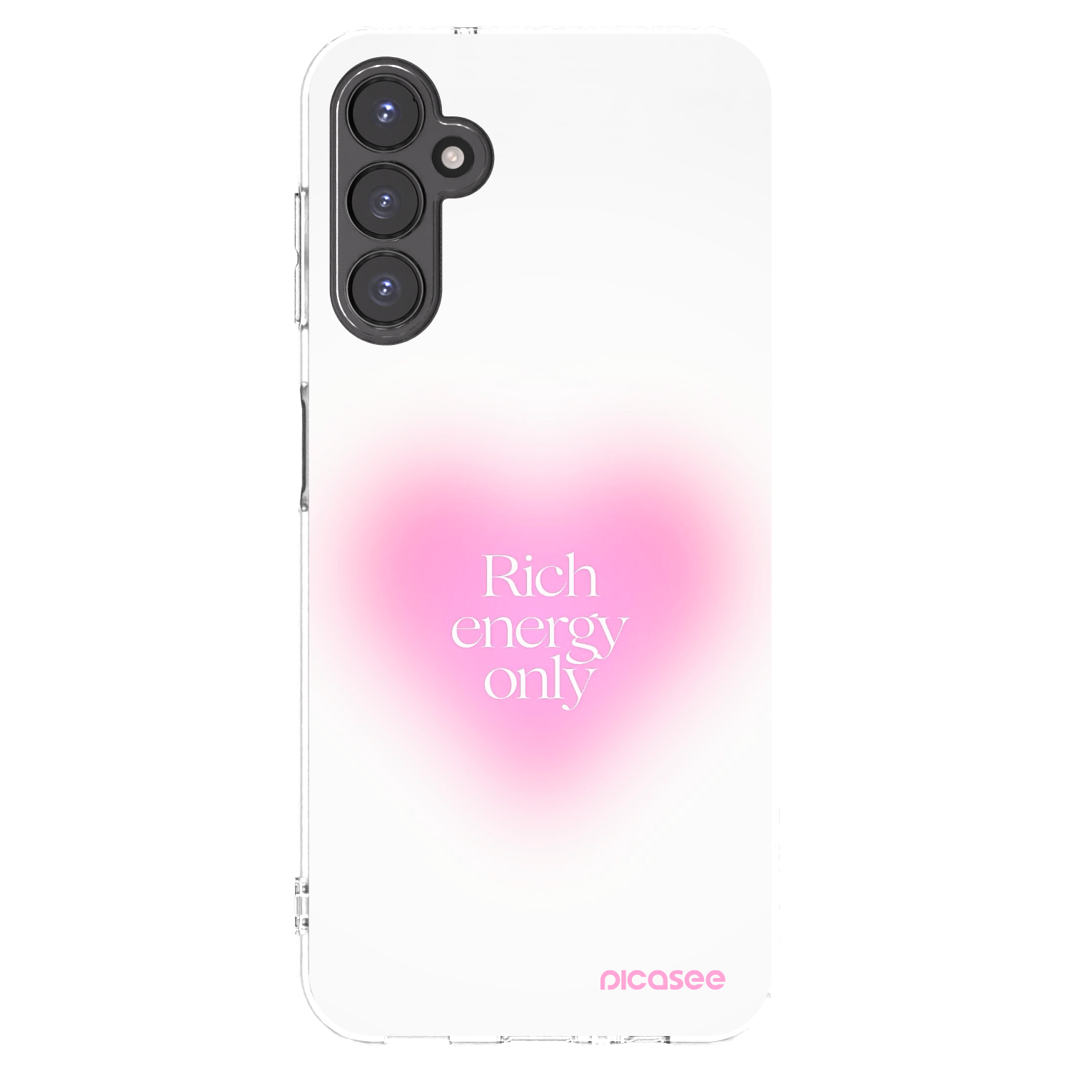 Picasee silikonový průhledný obal pro Samsung Galaxy A14 4G A145R - Rich Energy
