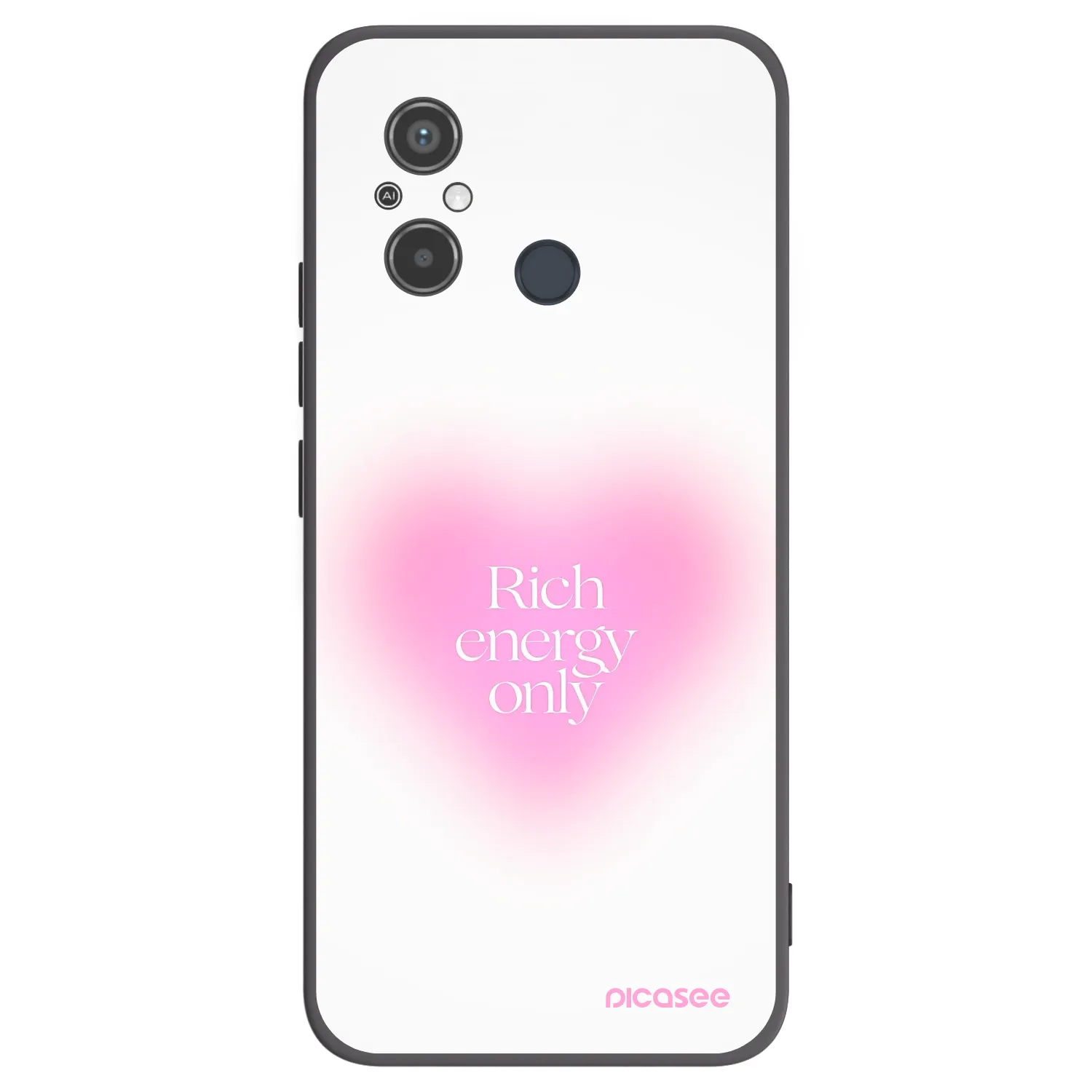 Picasee silikonový černý obal pro Xiaomi Redmi 12C - Rich Energy