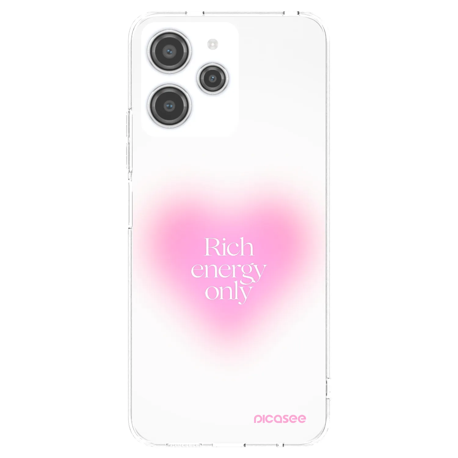 Picasee silikonový průhledný obal pro Xiaomi Redmi 12 4G - Rich Energy