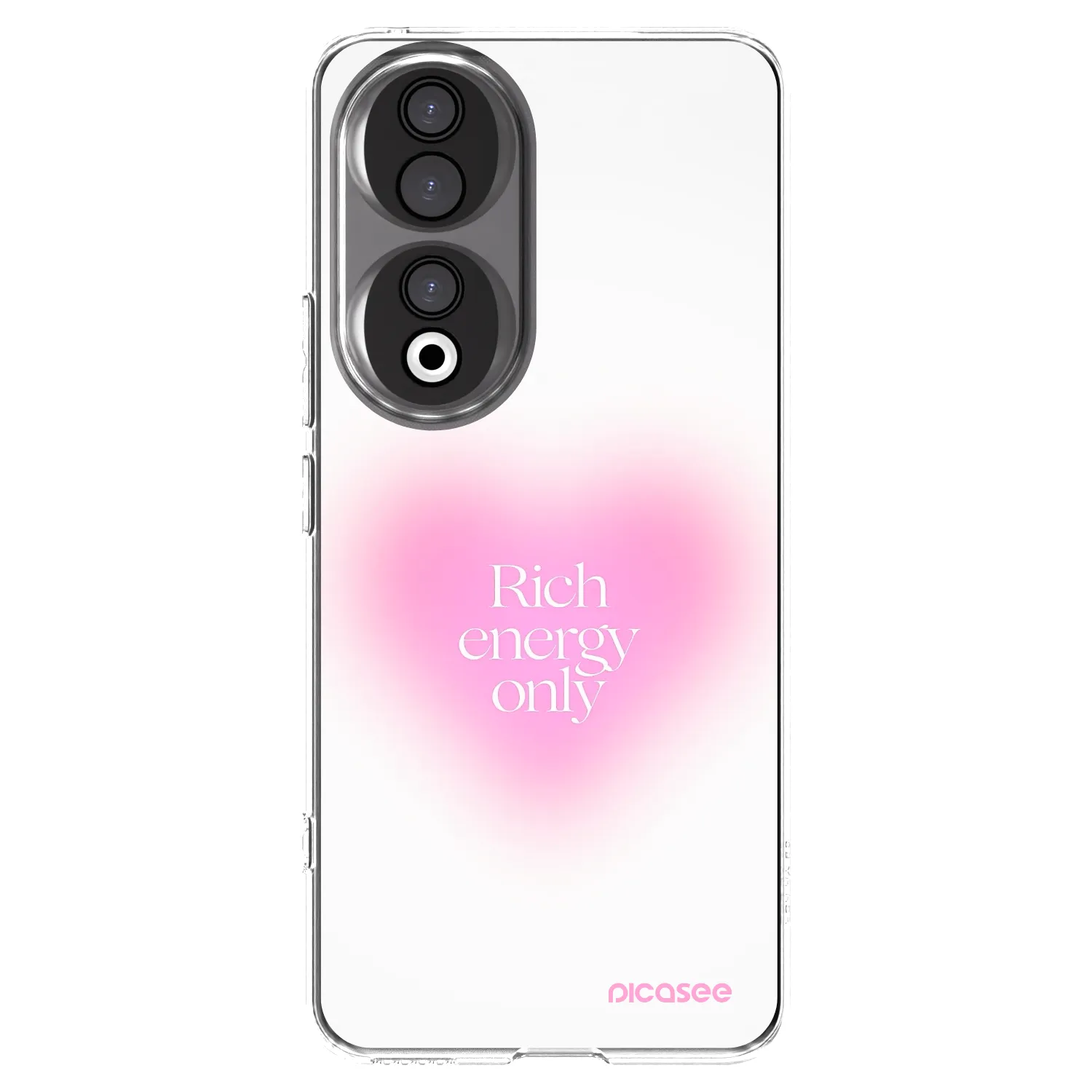 Picasee silikonový průhledný obal pro Honor 90 5G - Rich Energy