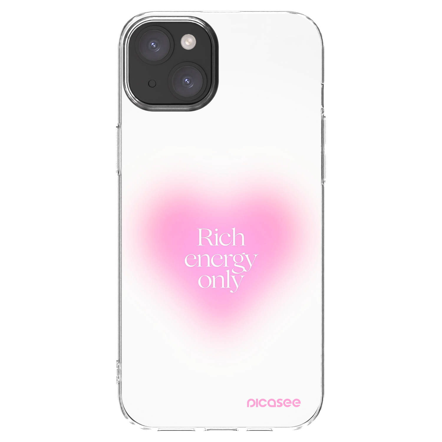 Picasee silikonový průhledný obal pro Apple iPhone 15 Plus - Rich Energy
