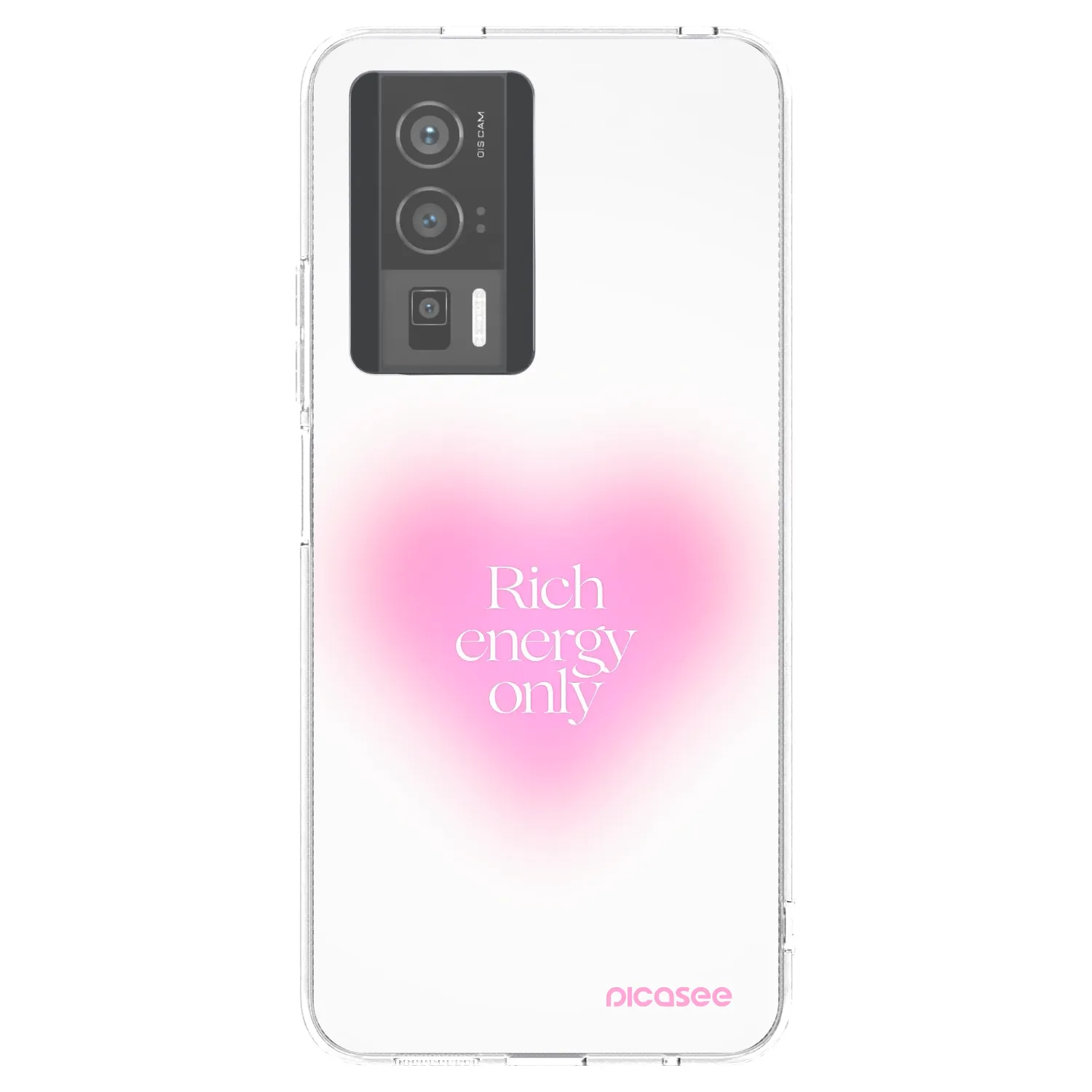 Picasee silikonový průhledný obal pro Xiaomi Poco F5 Pro 5G - Rich Energy