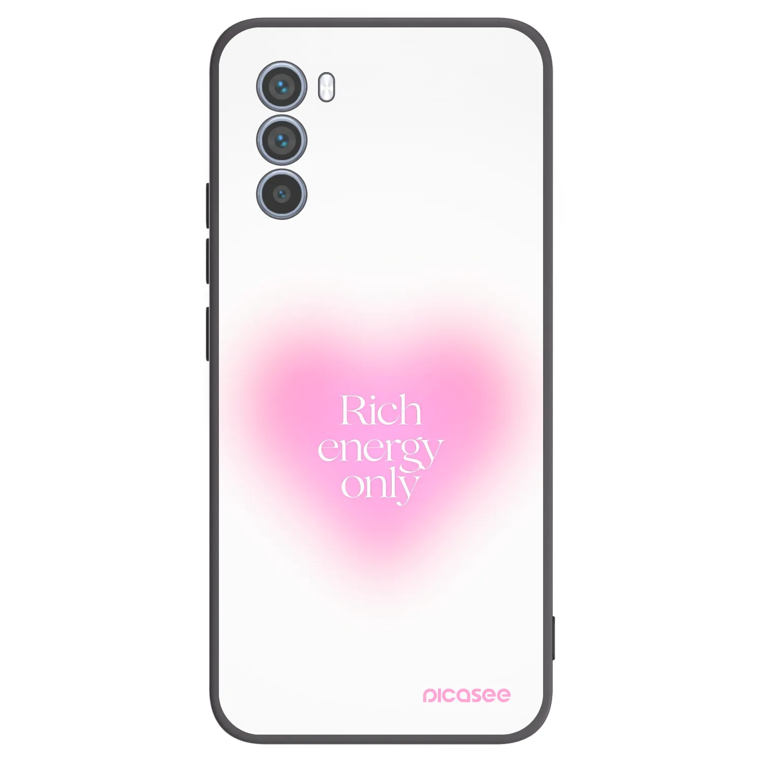 Picasee silikonový černý obal pro Motorola Moto G62 - Rich Energy