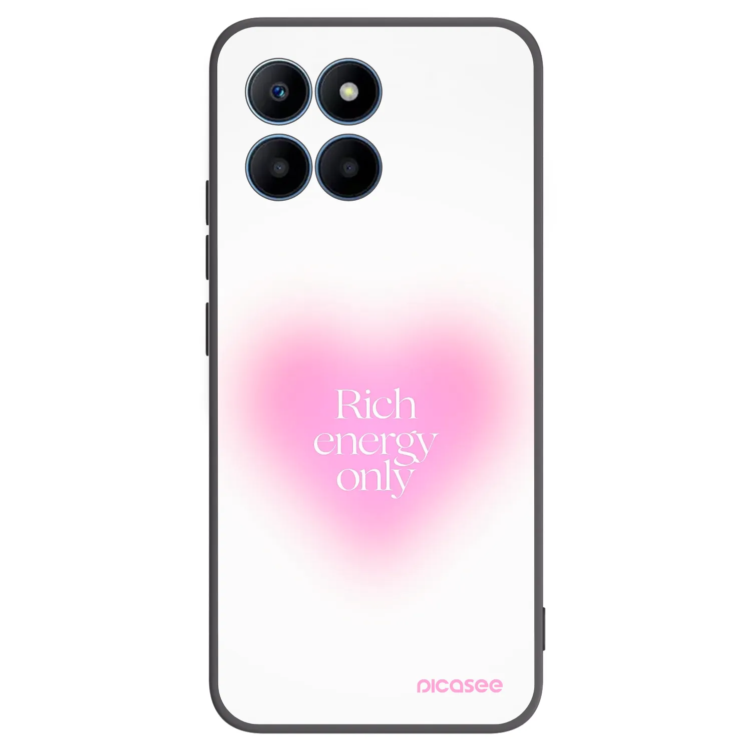 Picasee silikonový černý obal pro Honor 70 Lite - Rich Energy