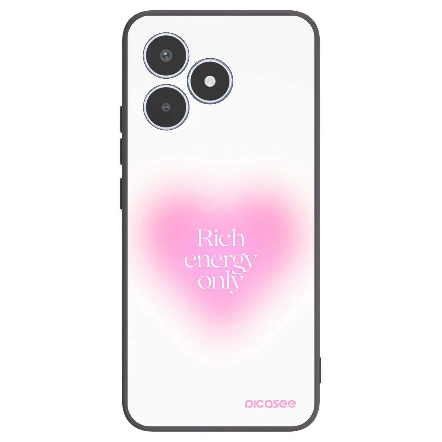 Picasee silikonový černý obal pro Realme C53 - Rich Energy