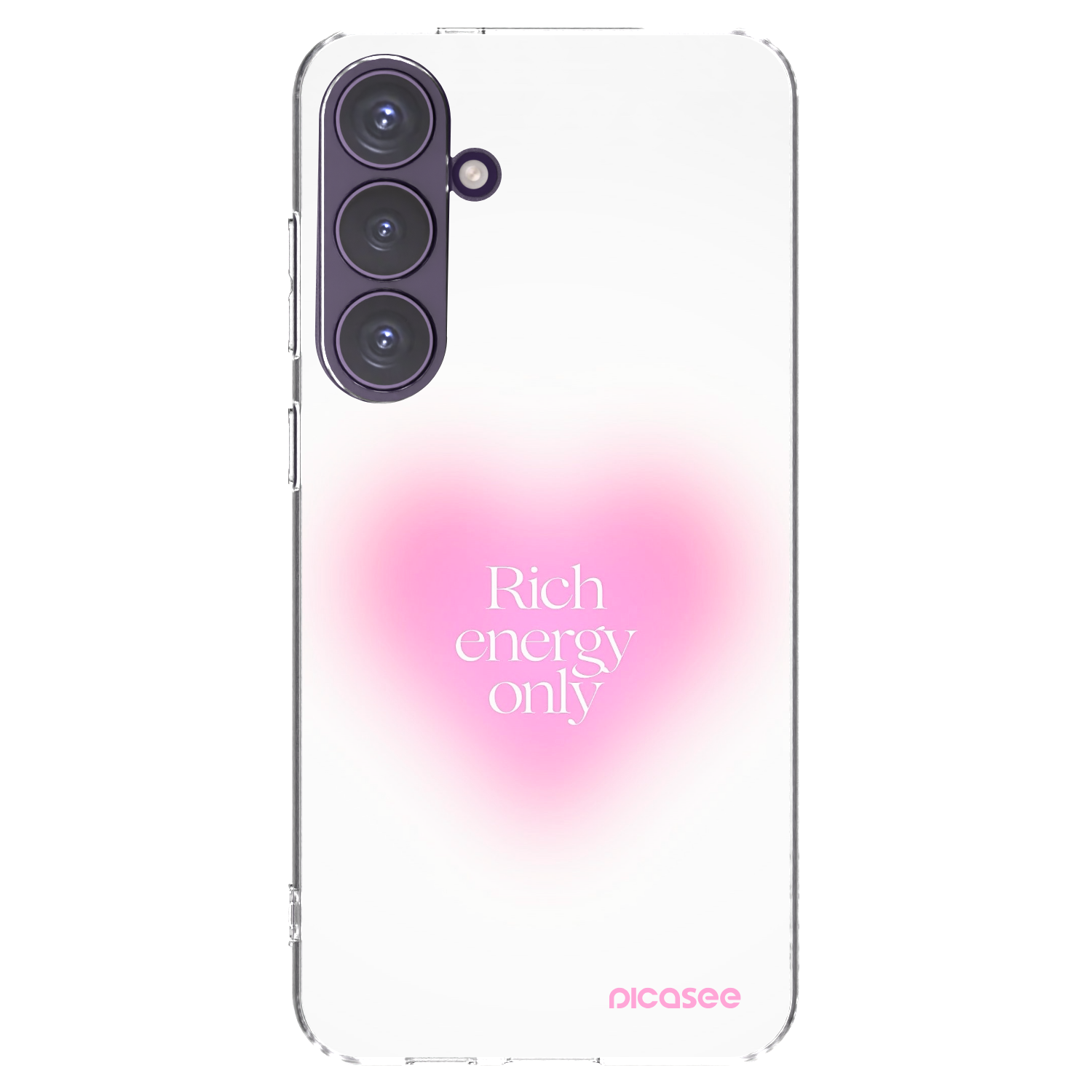 Picasee silikonový průhledný obal pro Samsung Galaxy S24+ S926B 5G - Rich Energy