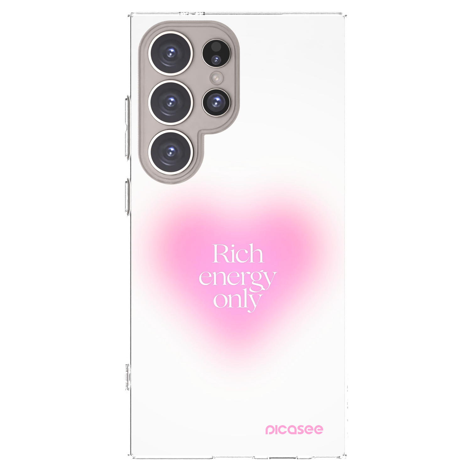 Picasee silikonový průhledný obal pro Samsung Galaxy S24 Ultra S928B 5G - Rich Energy