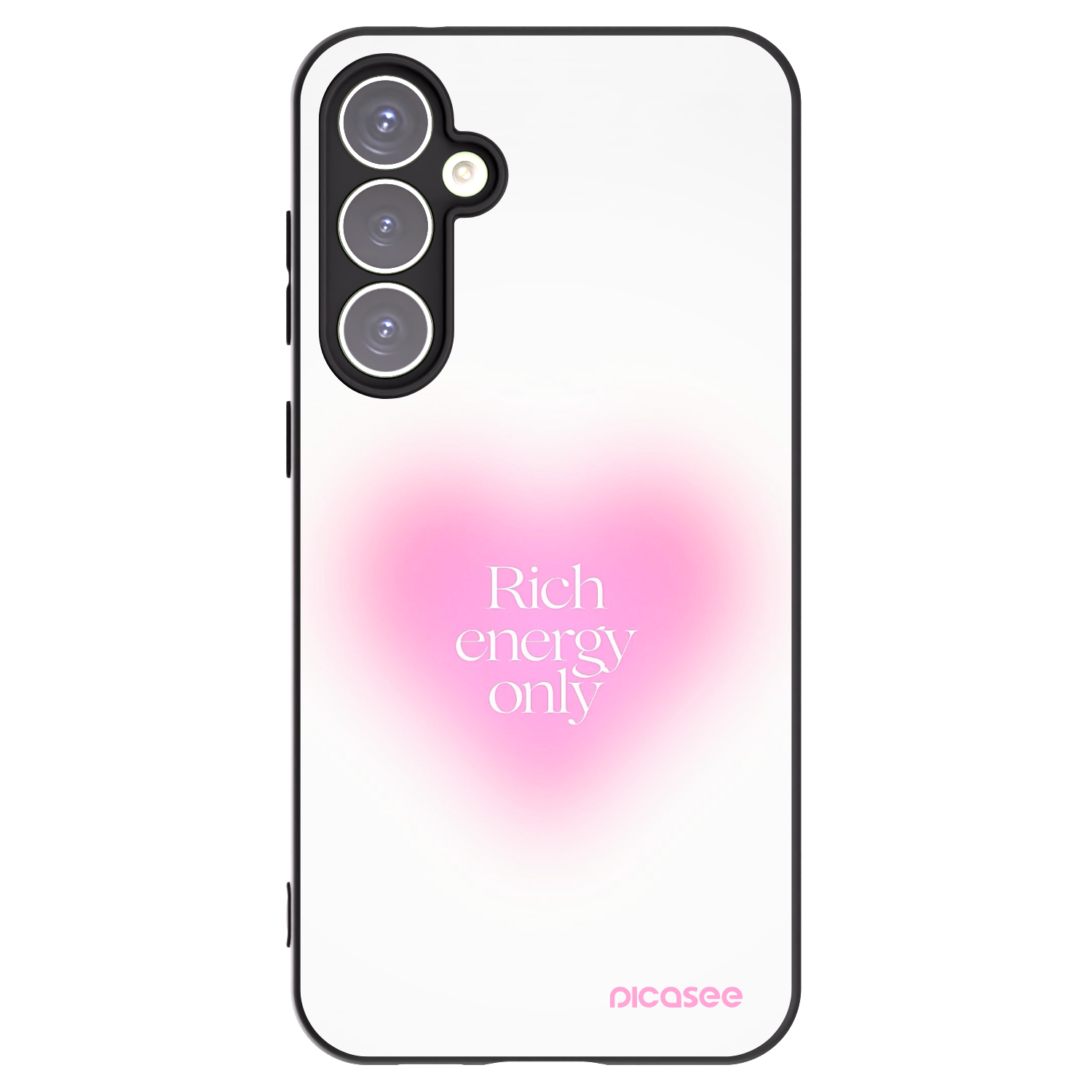 Picasee silikonový černý obal pro Samsung Galaxy S23 FE S711B - Rich Energy