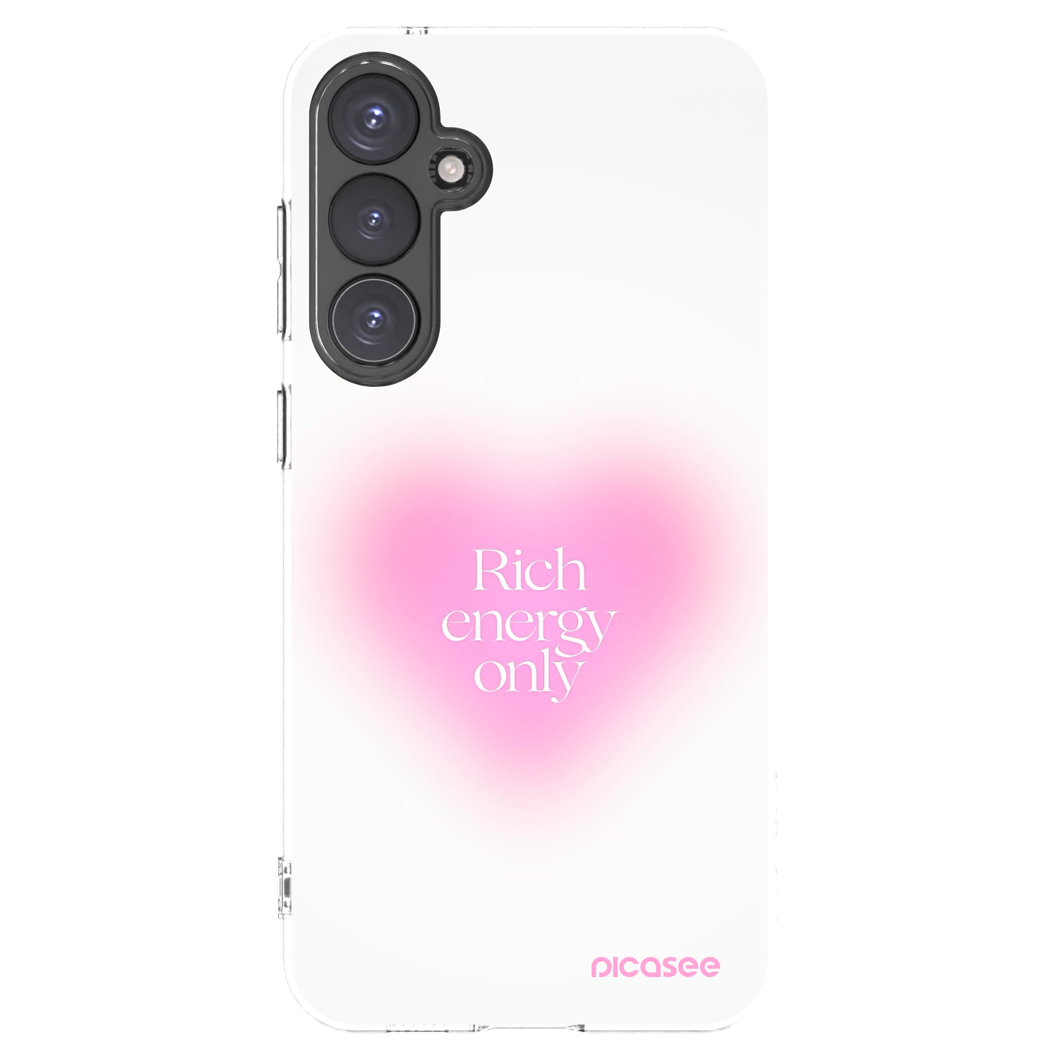 Picasee silikonový průhledný obal pro Samsung Galaxy S23 FE S711B - Rich Energy