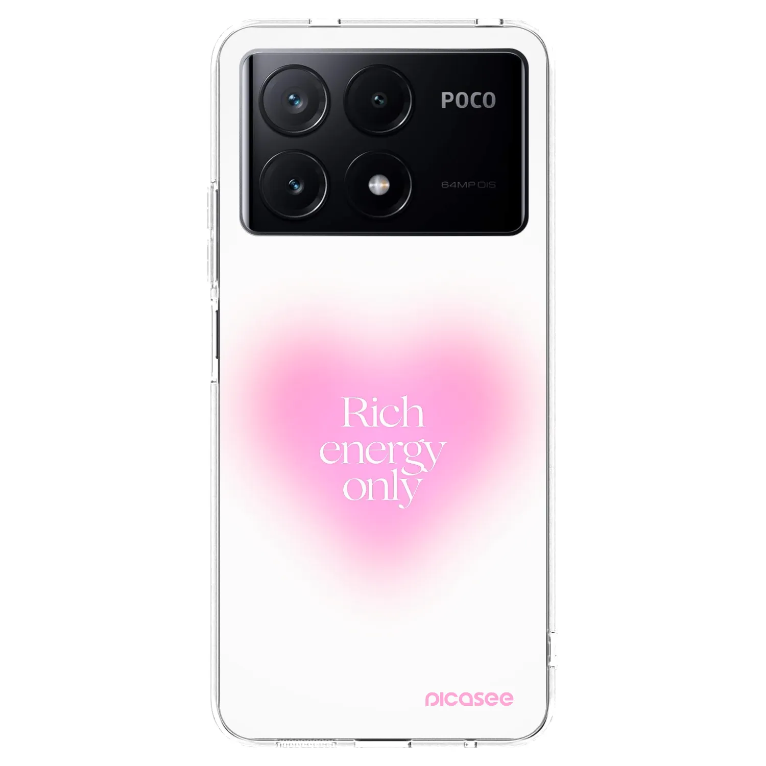 Picasee silikonový průhledný obal pro Xiaomi Poco X6 Pro - Rich Energy