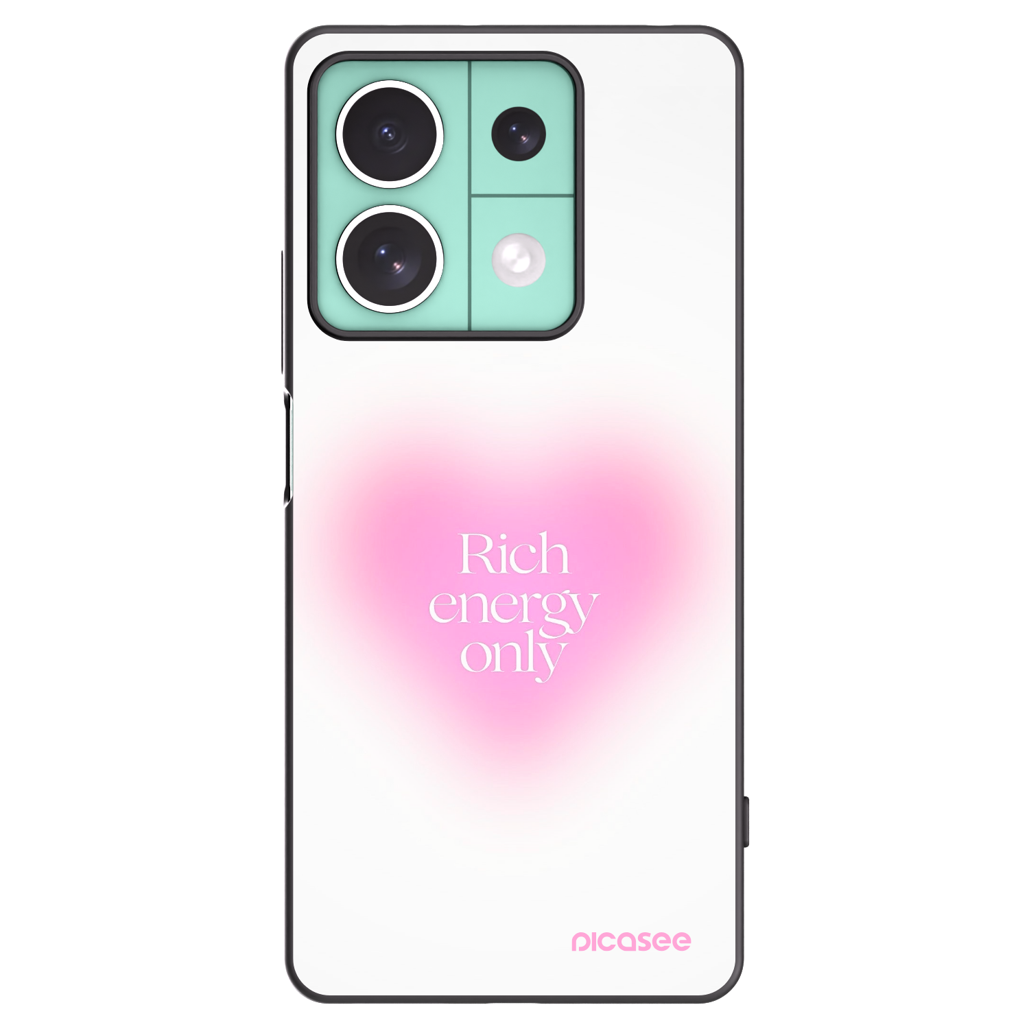 Picasee silikonový černý obal pro Xiaomi Redmi Note 13 5G - Rich Energy