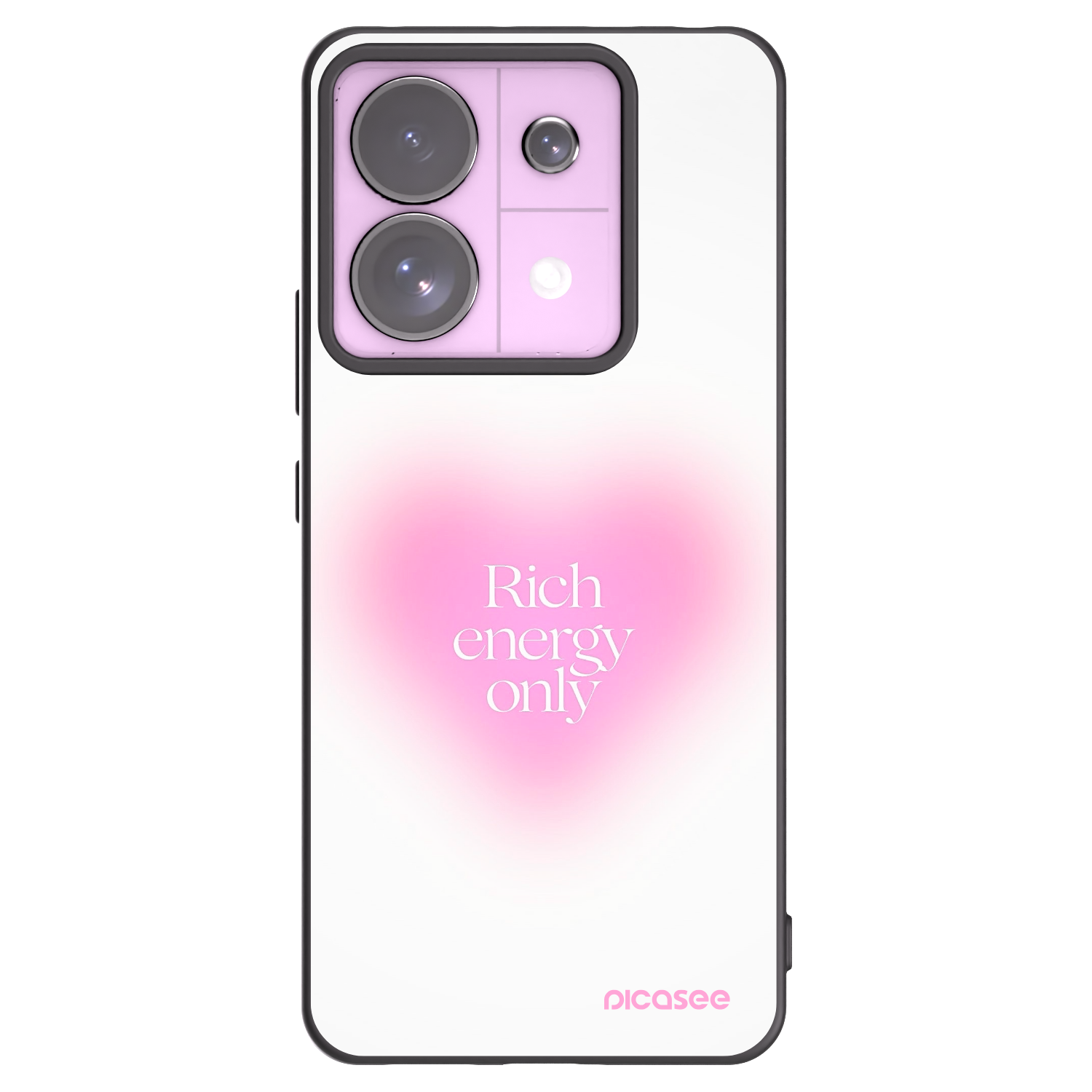 Picasee silikonový černý obal pro Xiaomi Redmi Note 13 Pro 5G - Rich Energy