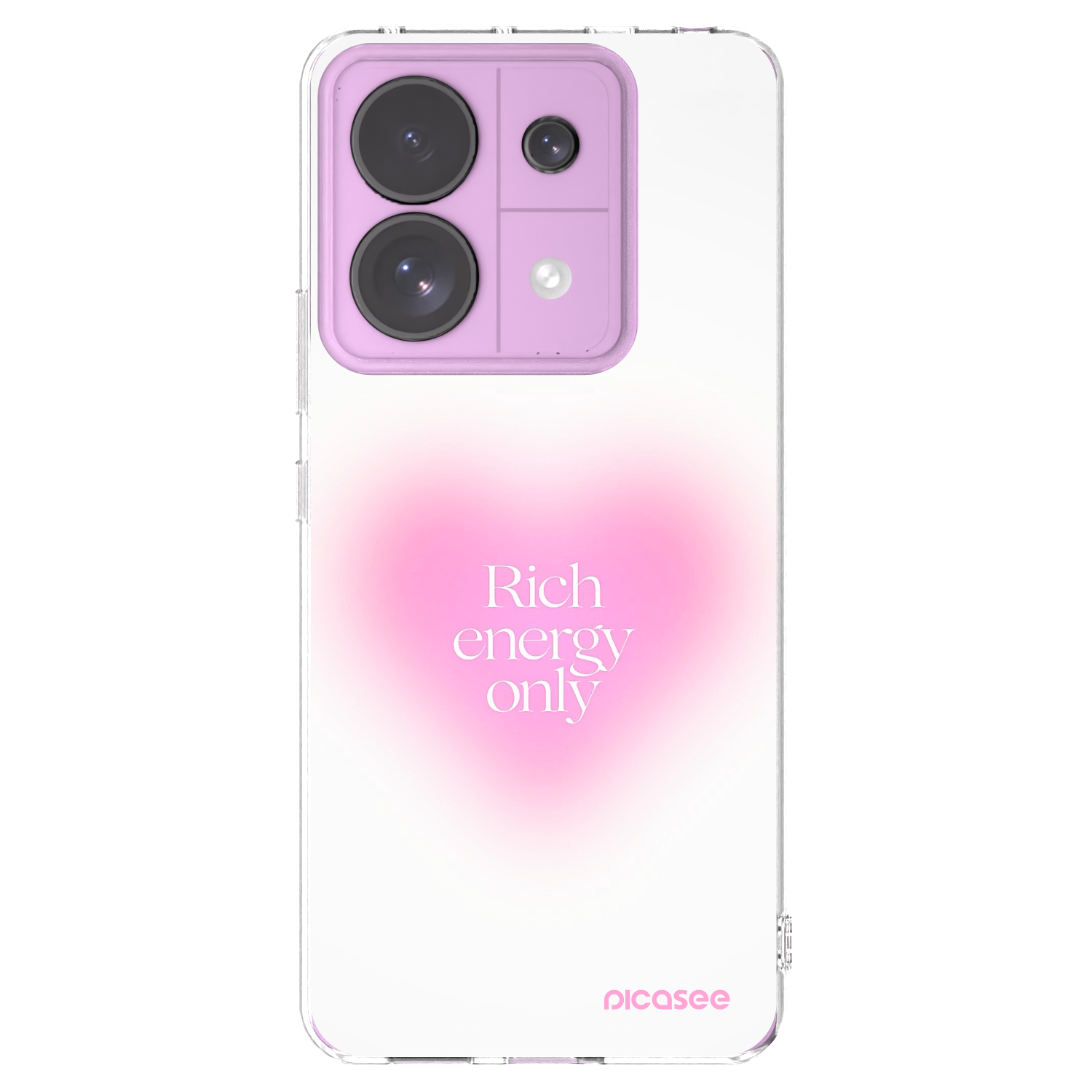 Picasee silikonový průhledný obal pro Xiaomi Redmi Note 13 Pro 5G - Rich Energy