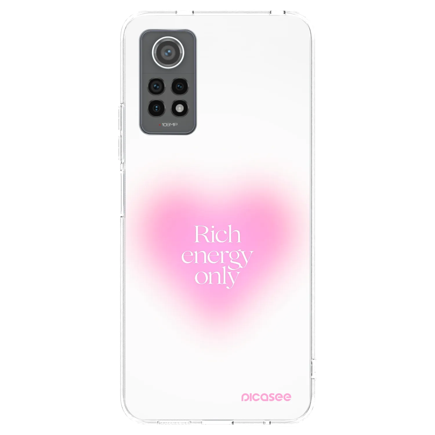 Picasee silikonový průhledný obal pro Xiaomi Redmi Note 12 Pro 4G - Rich Energy