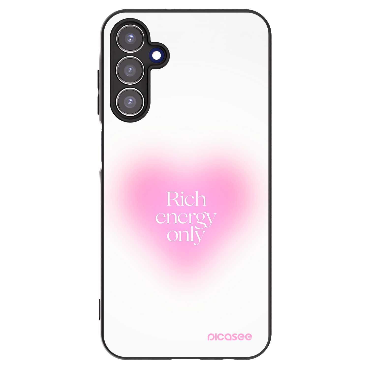 Picasee silikonový černý obal pro Samsung Galaxy A15 A155F 4G - Rich Energy