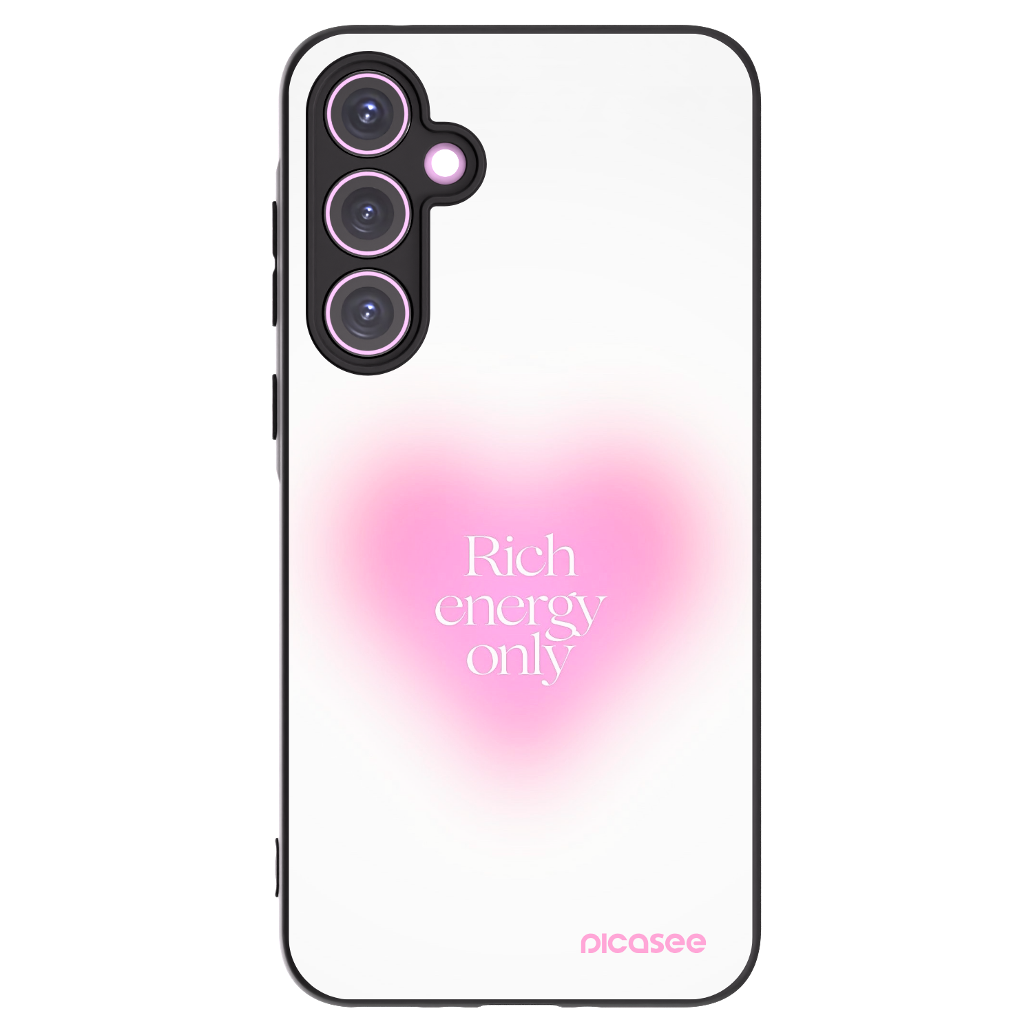 Picasee silikonový černý obal pro Samsung Galaxy A35 5G A356B - Rich Energy