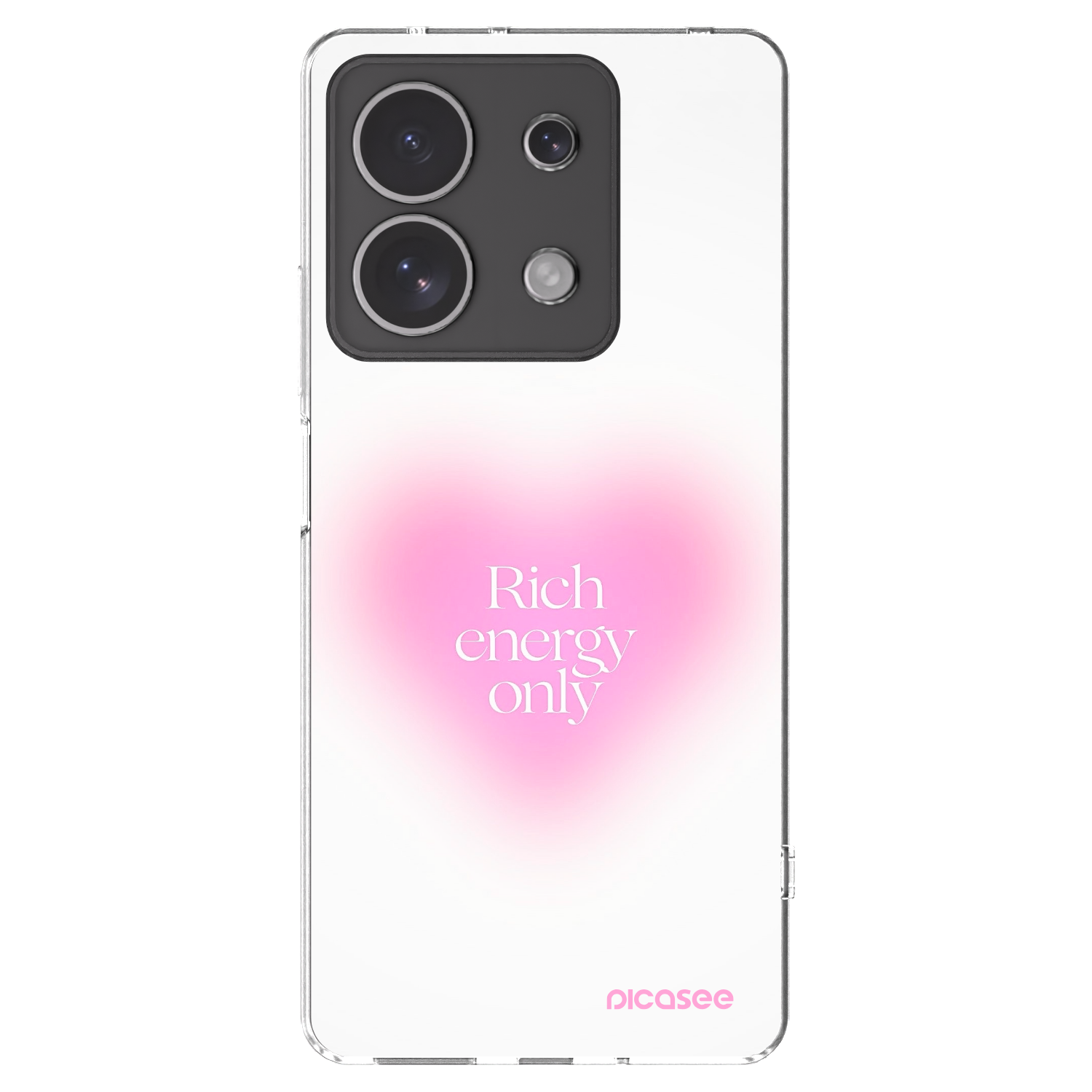 Picasee silikonový průhledný obal pro Xiaomi Redmi Note 13 4G - Rich Energy